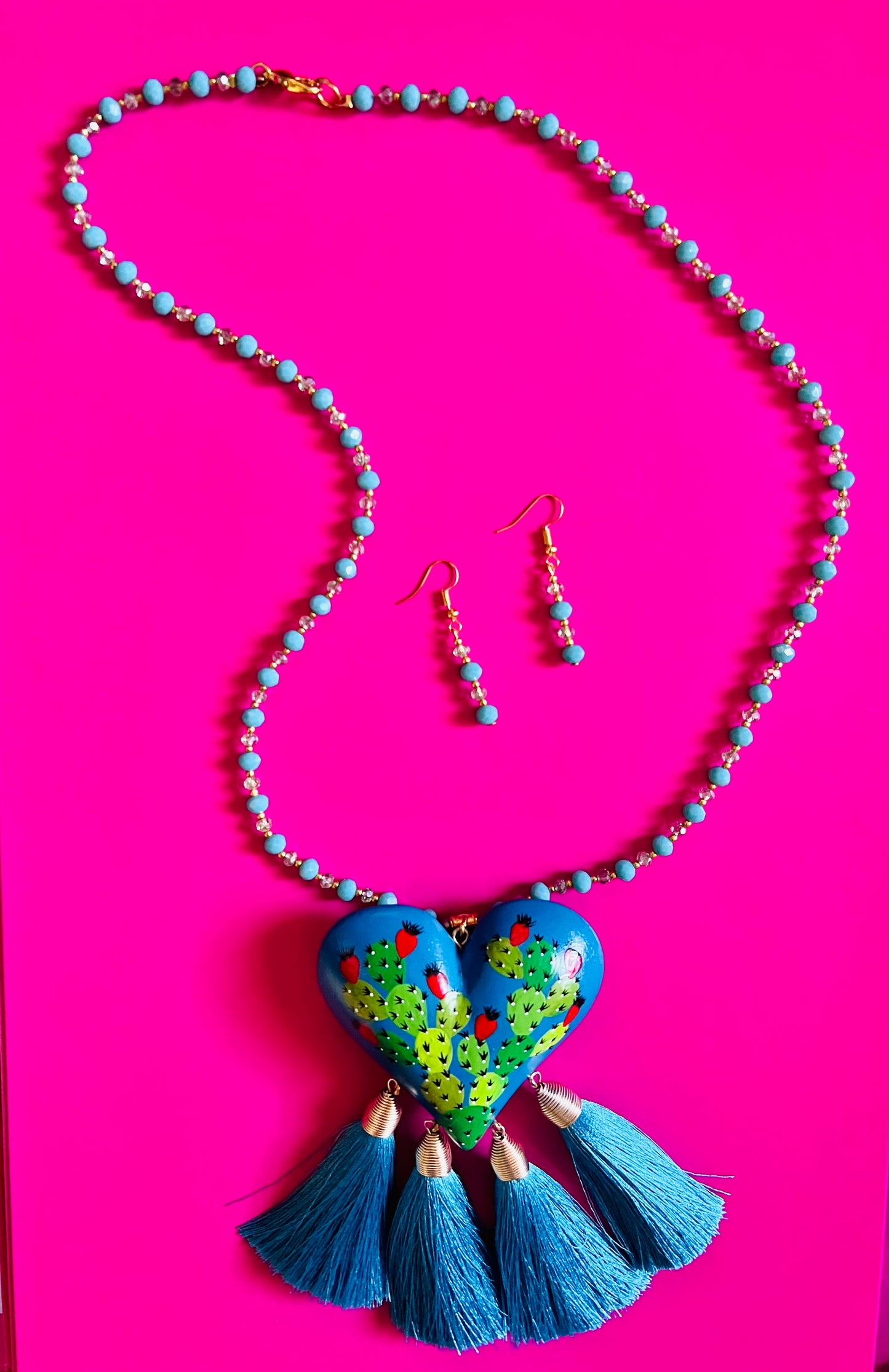 Cactus Necklace Set