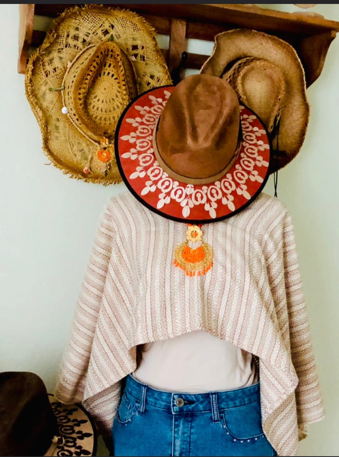 Lidia Woven Loom Poncho