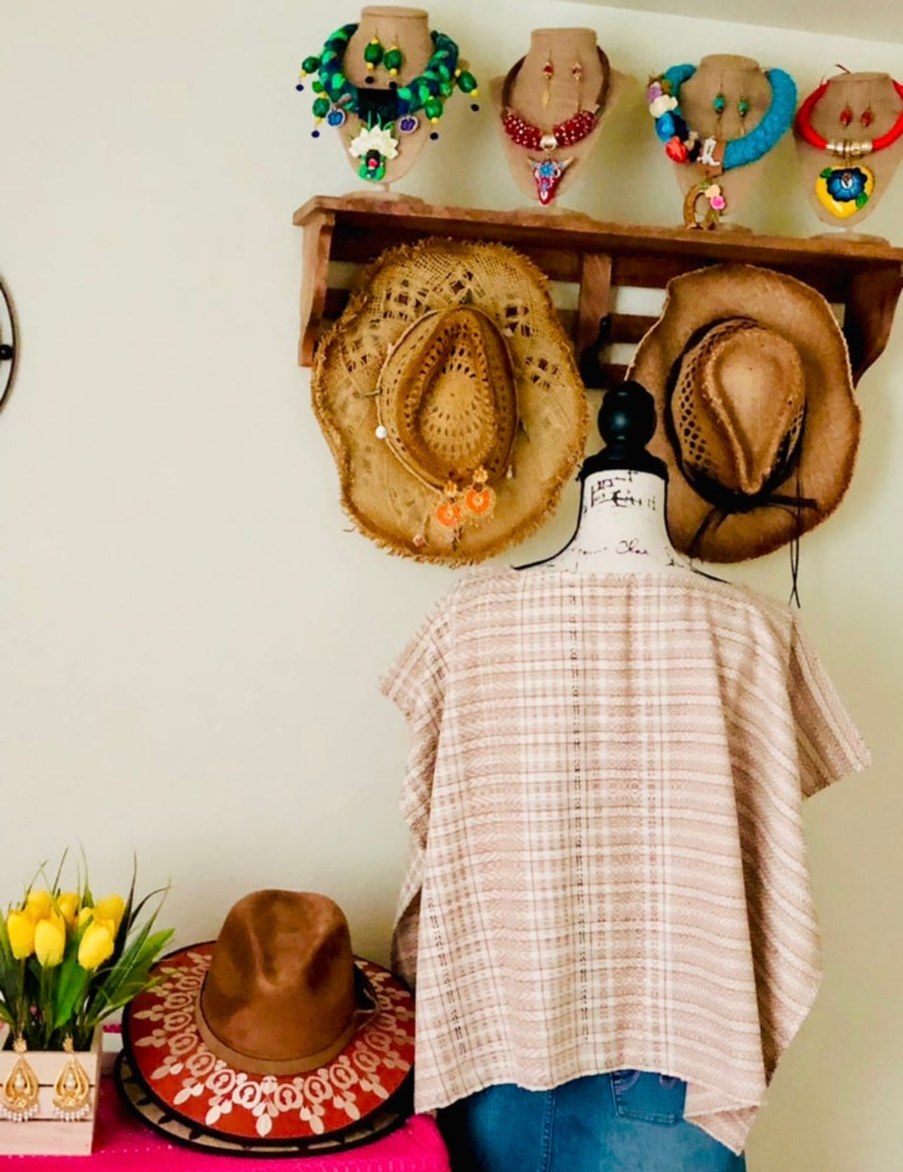 Lidia Woven Loom Poncho