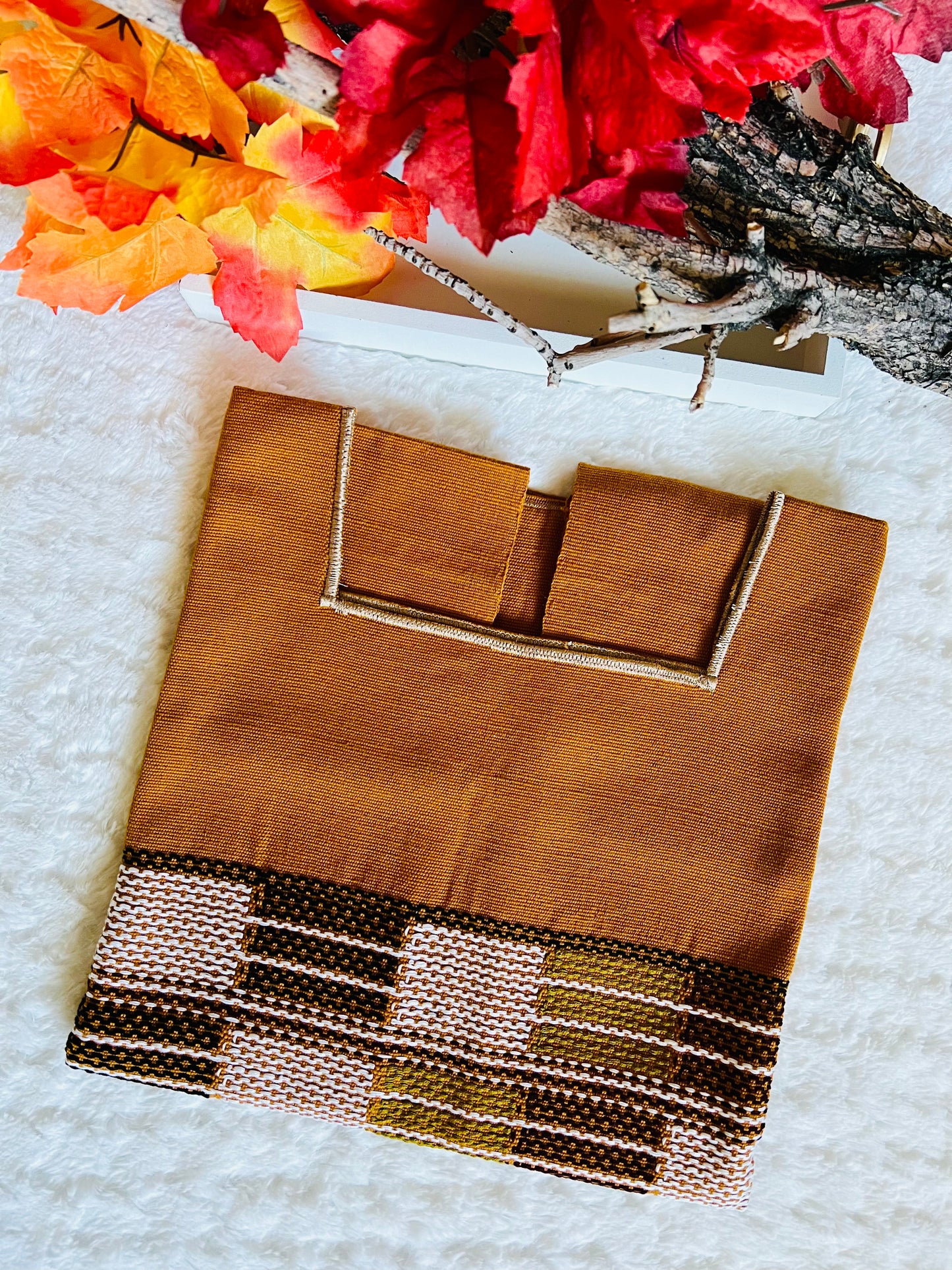 Amber Loom-woven Huipil/ Blouse
