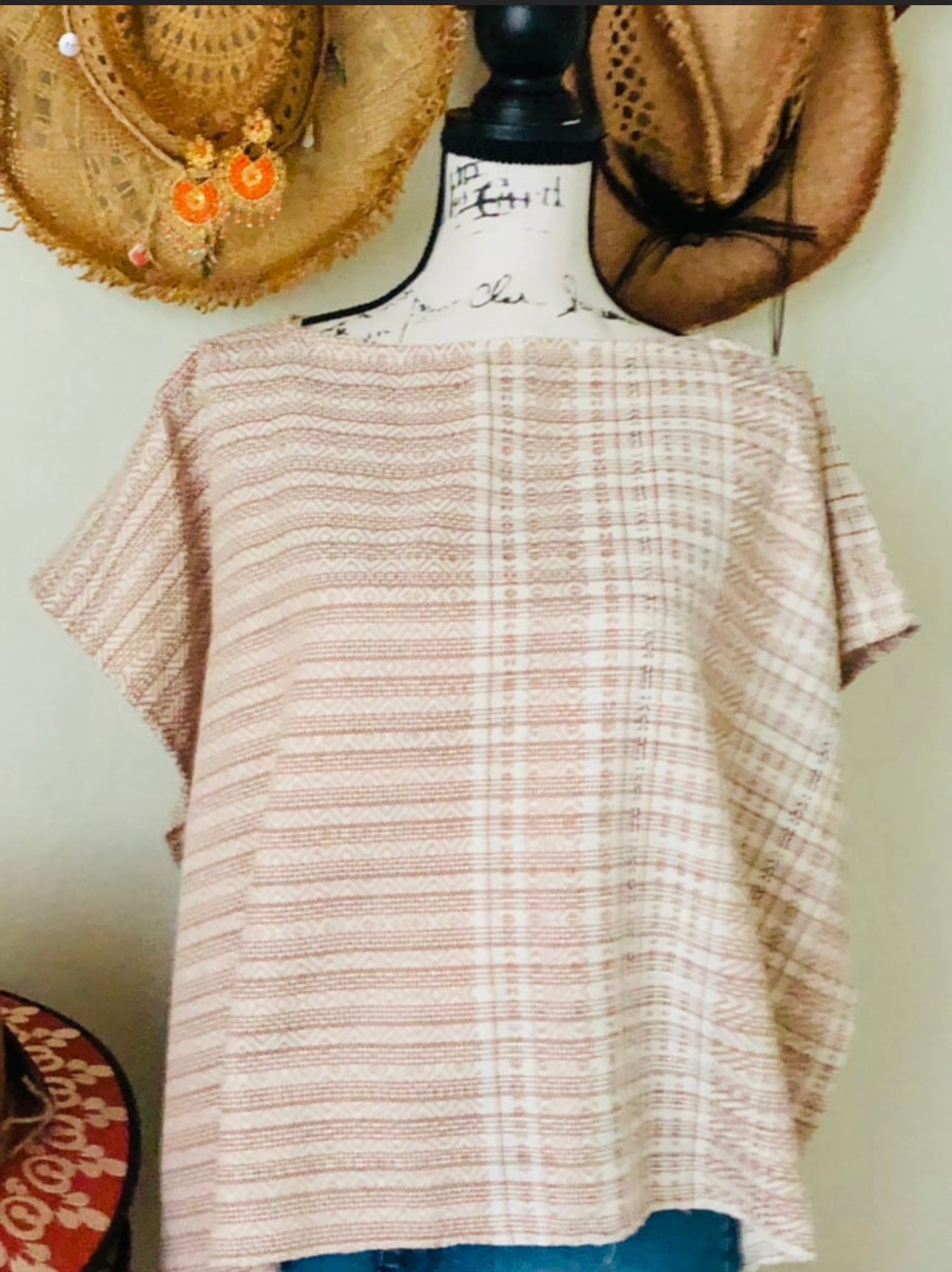 Lidia Woven Loom Poncho