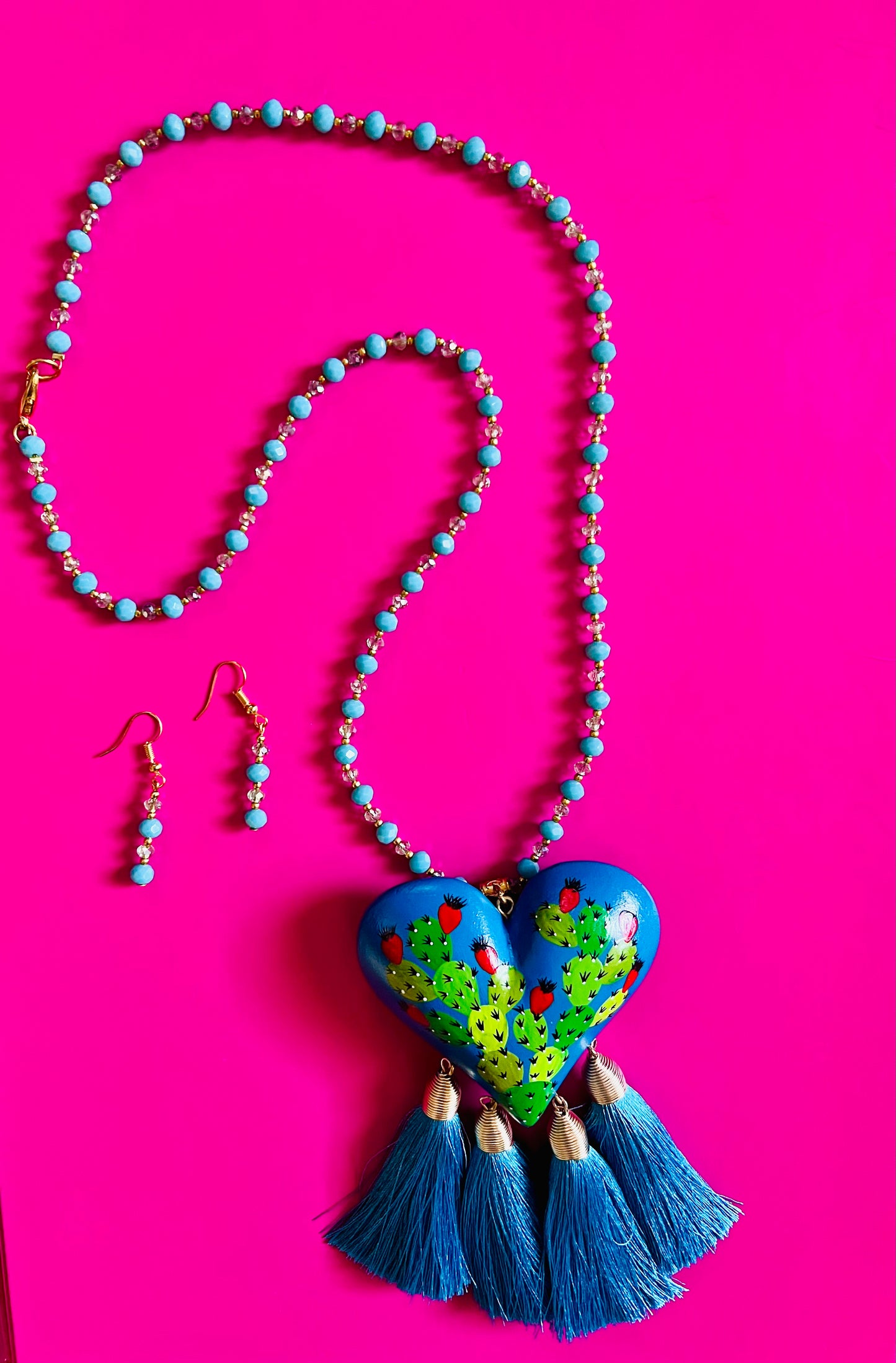 Cactus Necklace Set