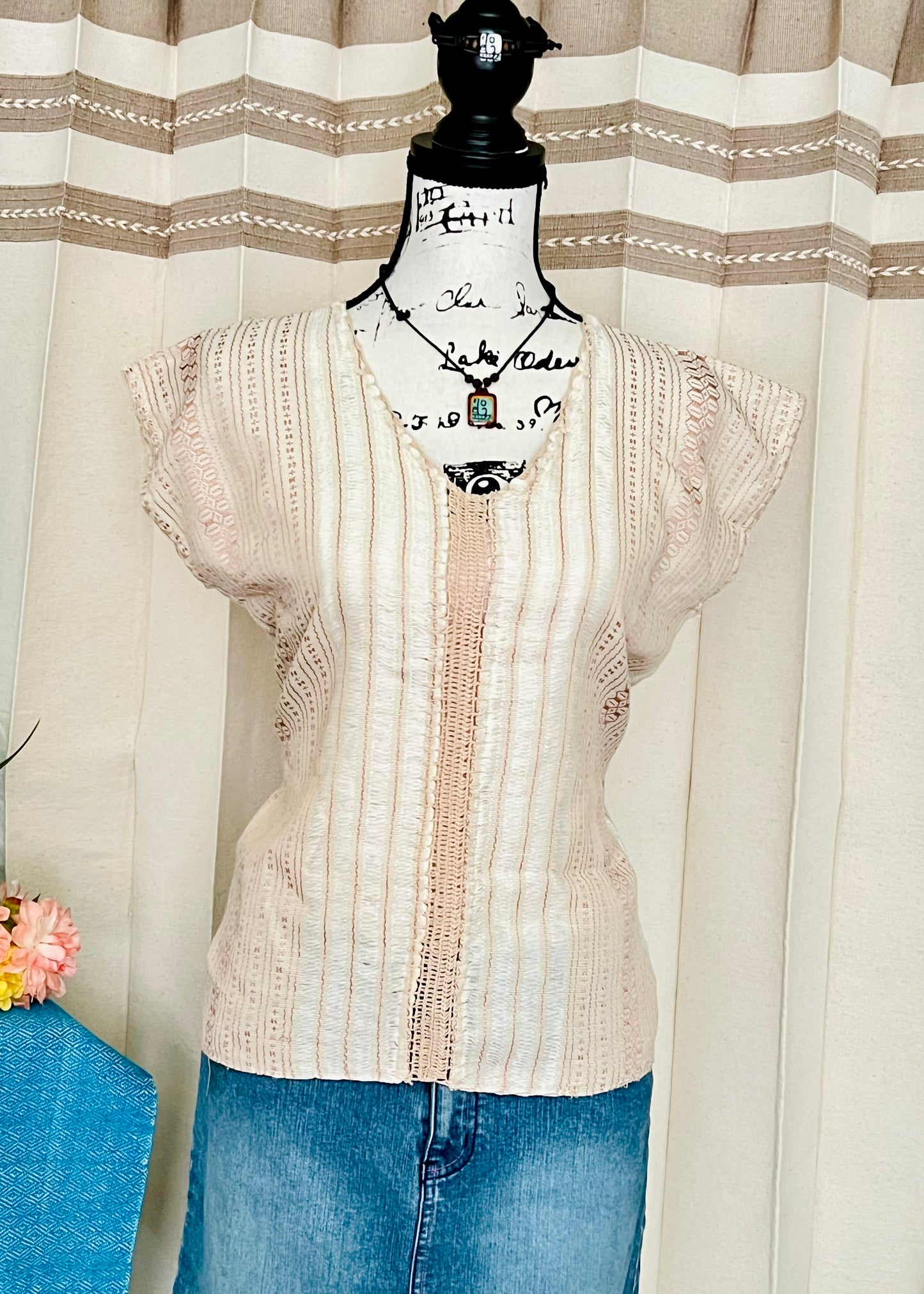 Abigail Loom Woven Blouse