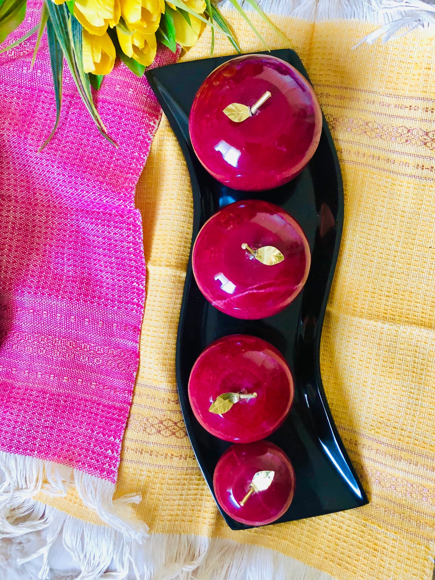 Stone Fruits & Tray Set