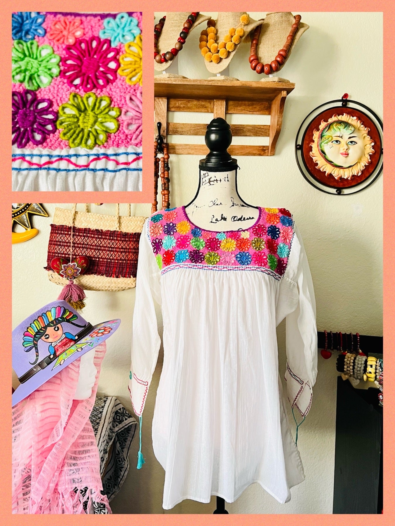 Nancy Aguacatenango Embroidered Blouse