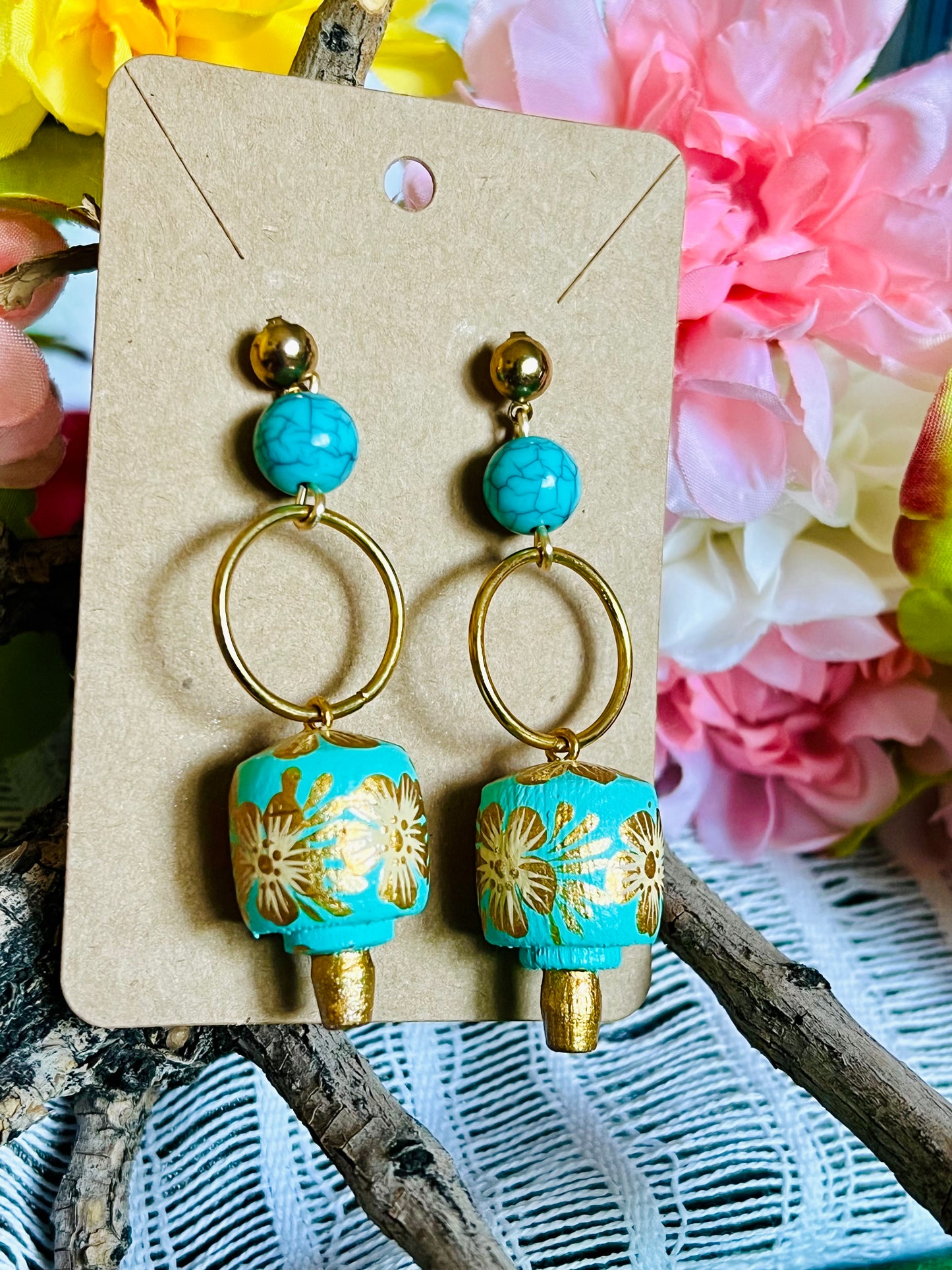 Wooden Balero Earrings