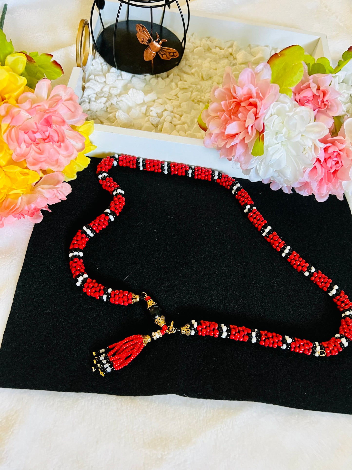 Coralillo Beaded Necklace