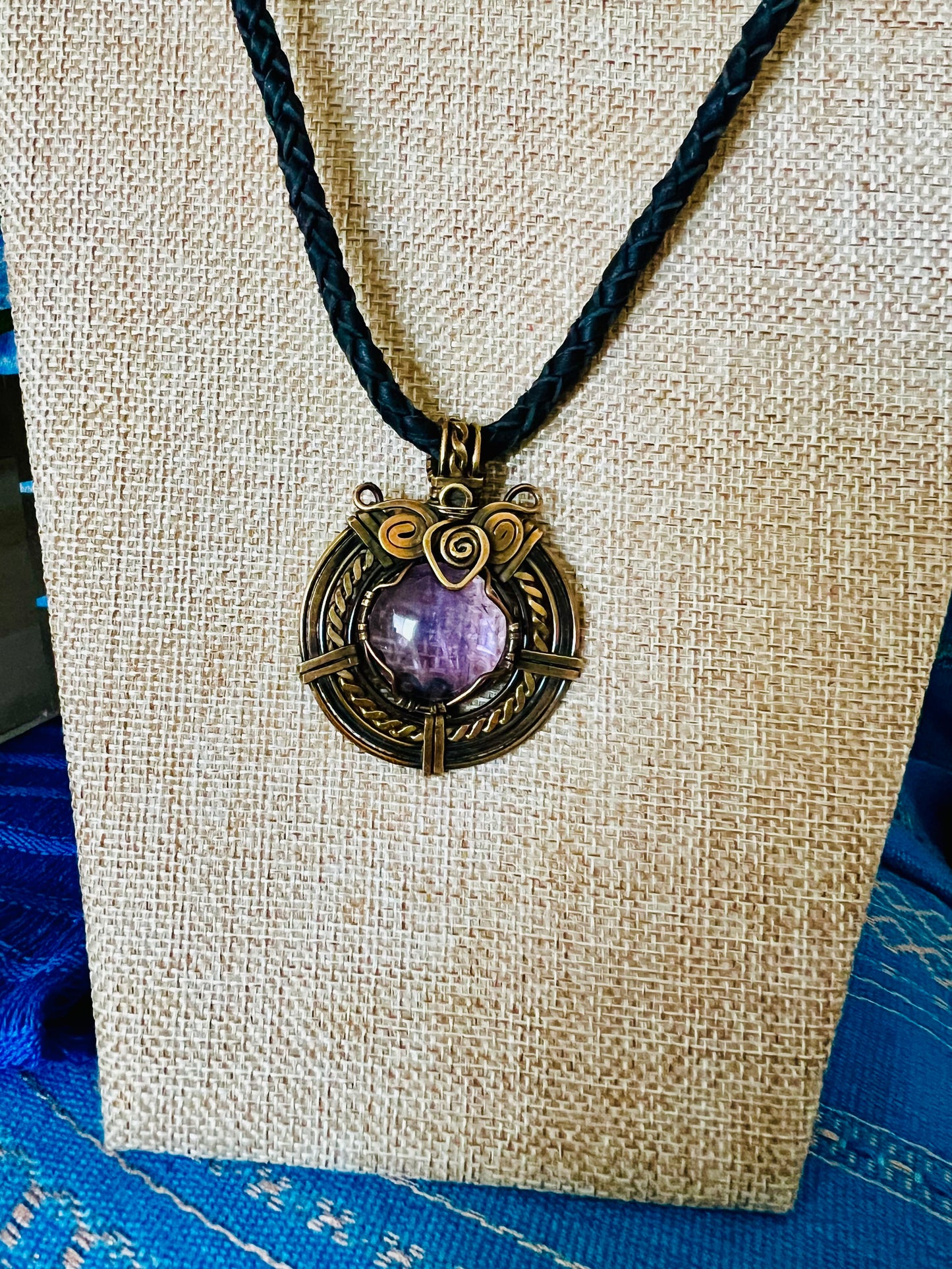 Amethyst Pendant Necklace