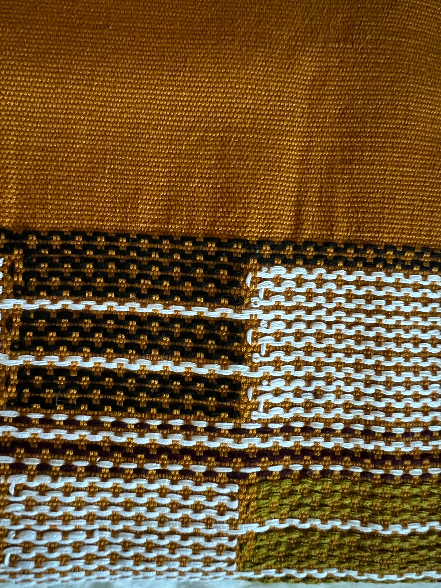 Amber Loom-woven  Huipil/ Blouse