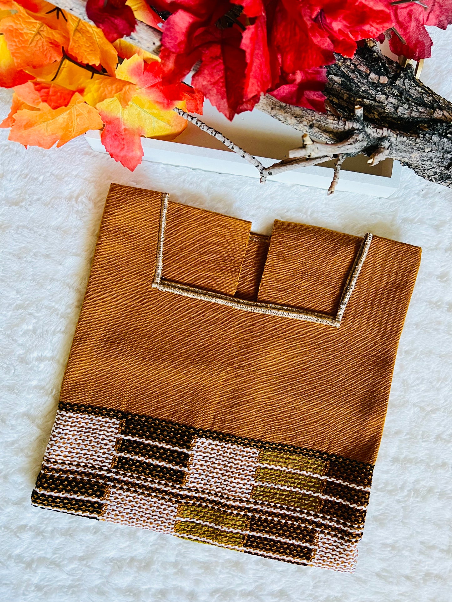 Amber Loom-woven  Huipil/ Blouse