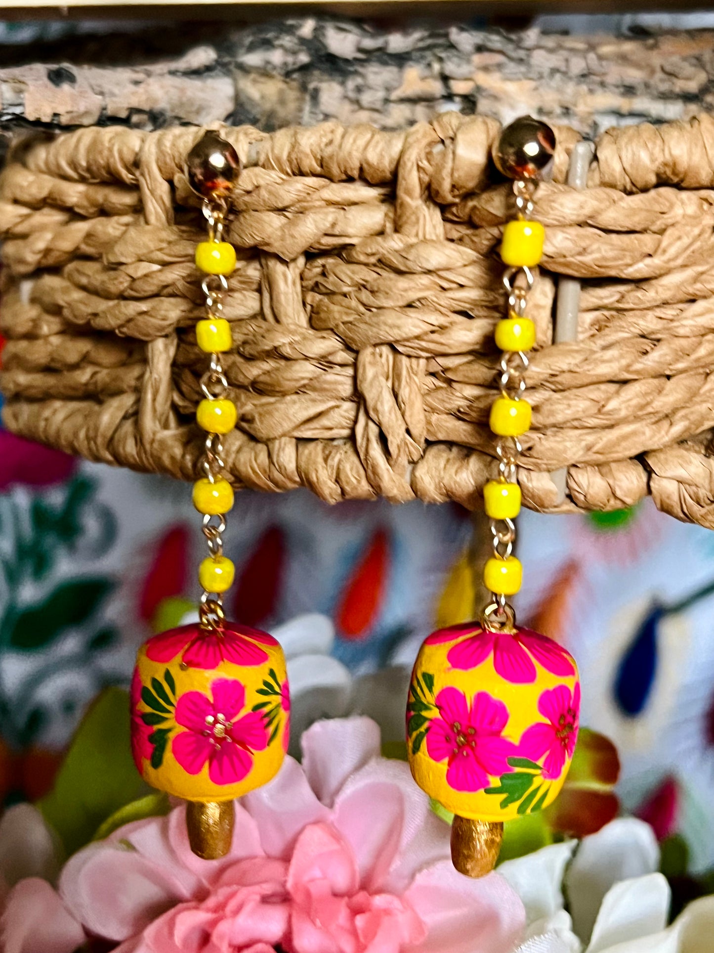 Wooden Balero Earrings