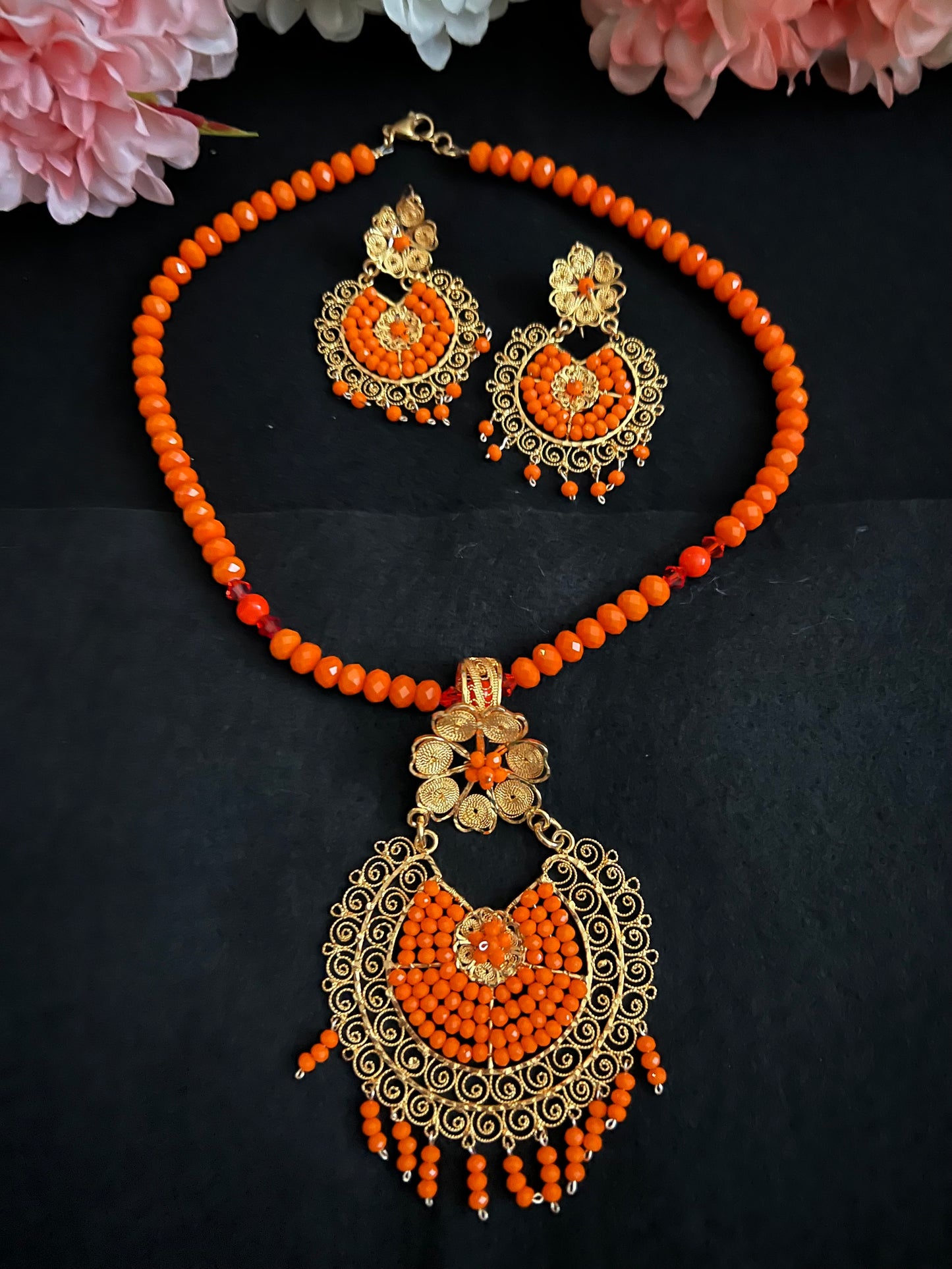 Victoria Necklace and Earrings Set