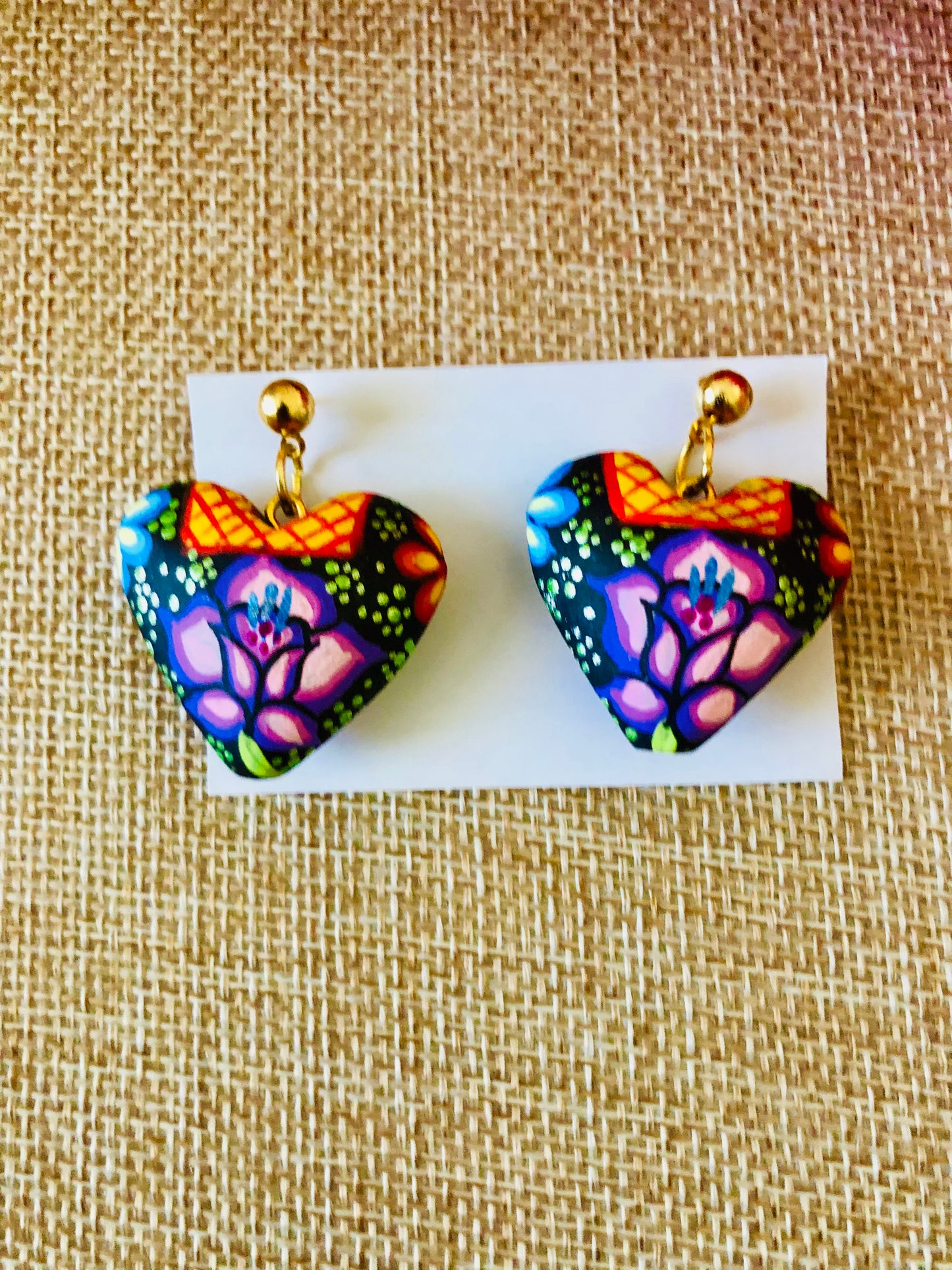 Stud Heart Earrings