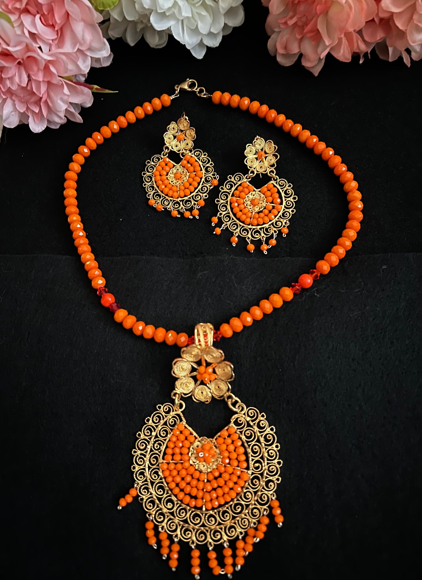 Victoria Necklace and Earrings Set