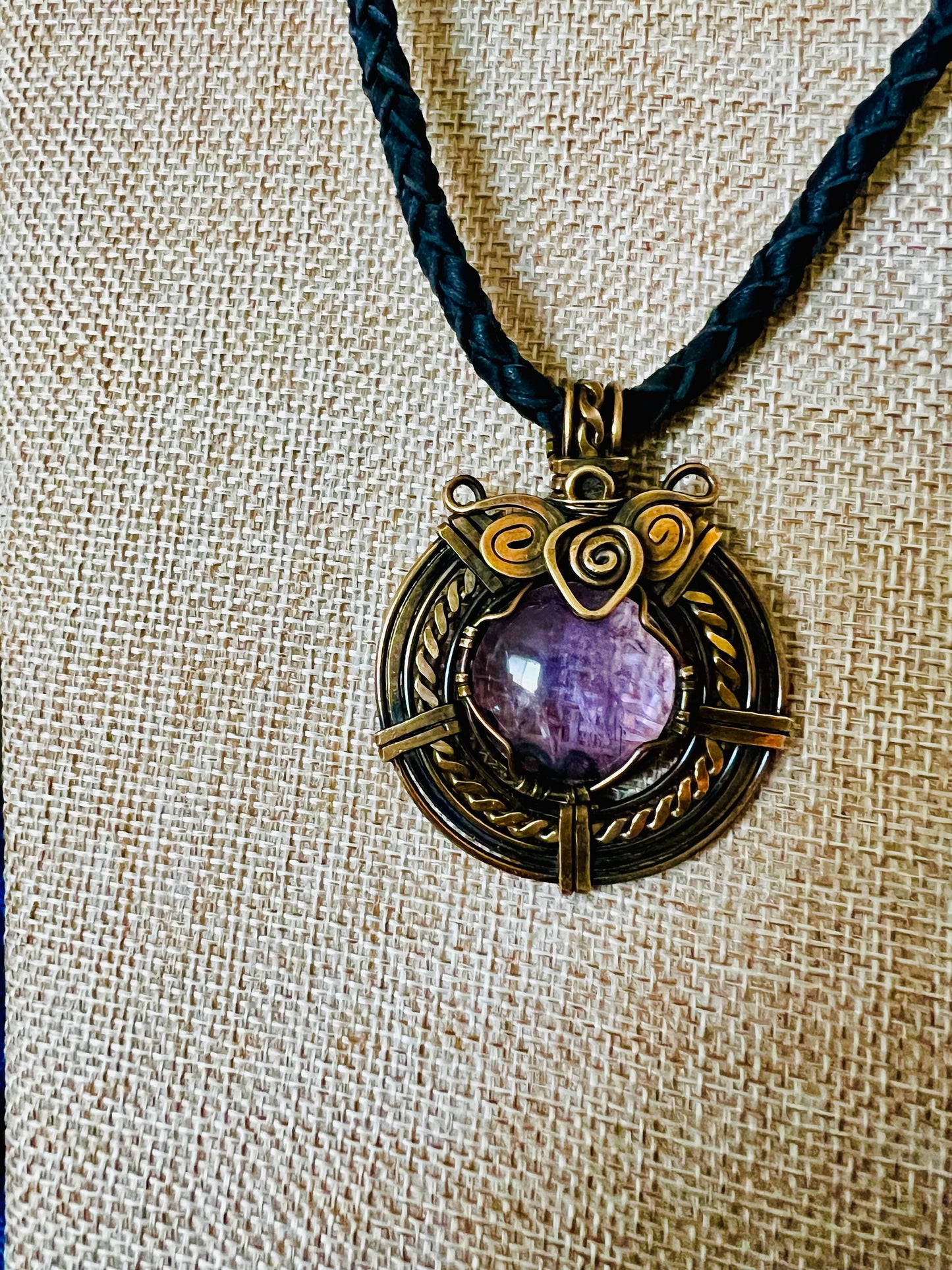 Amethyst Pendant Necklace