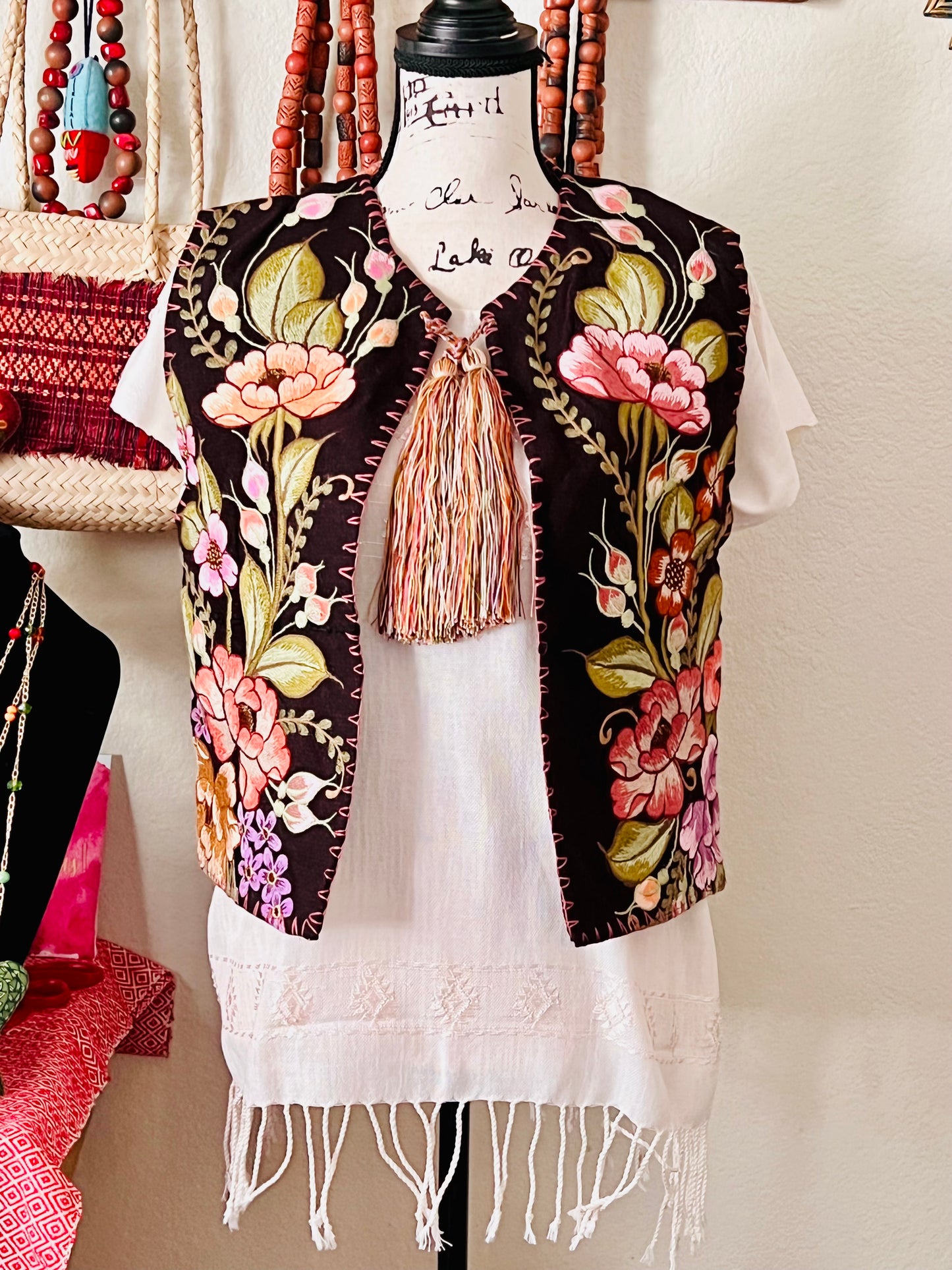 Zinacatan Embroidered Vest