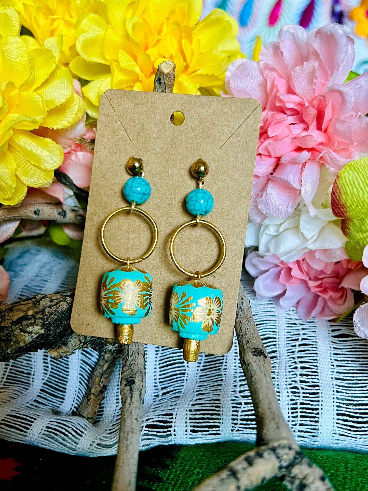 Wooden Balero Earrings