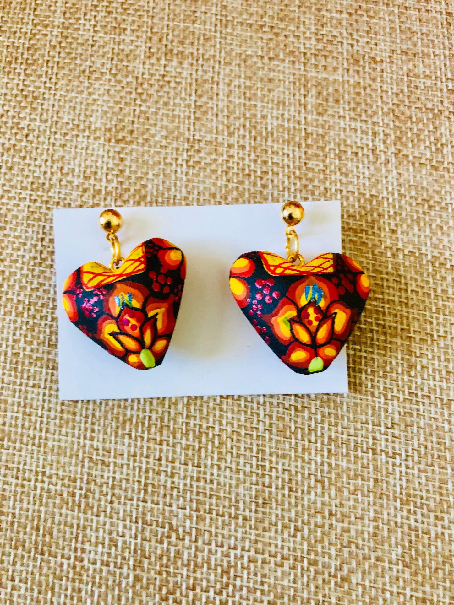 Stud Heart Earrings