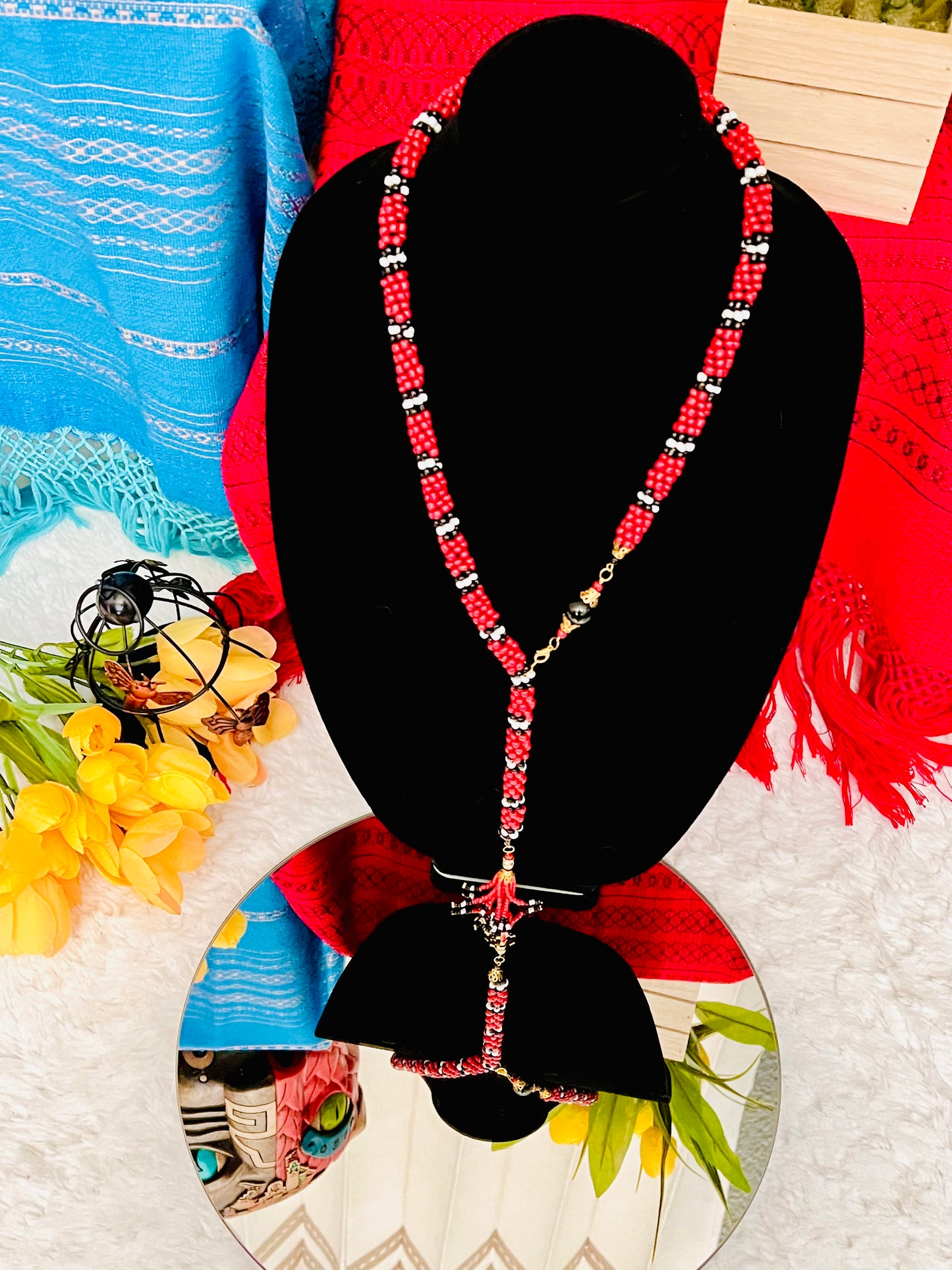 Coralillo Beaded Necklace