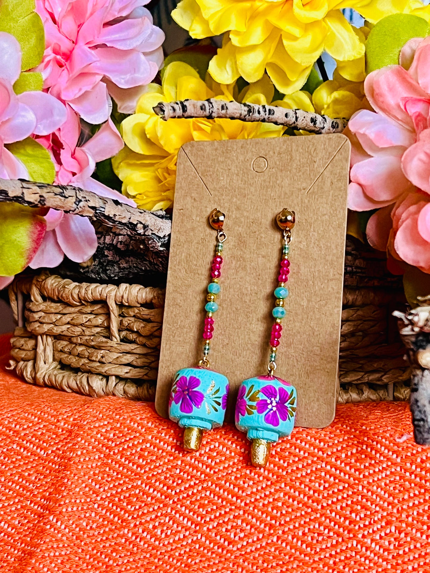 Wooden Balero Earrings