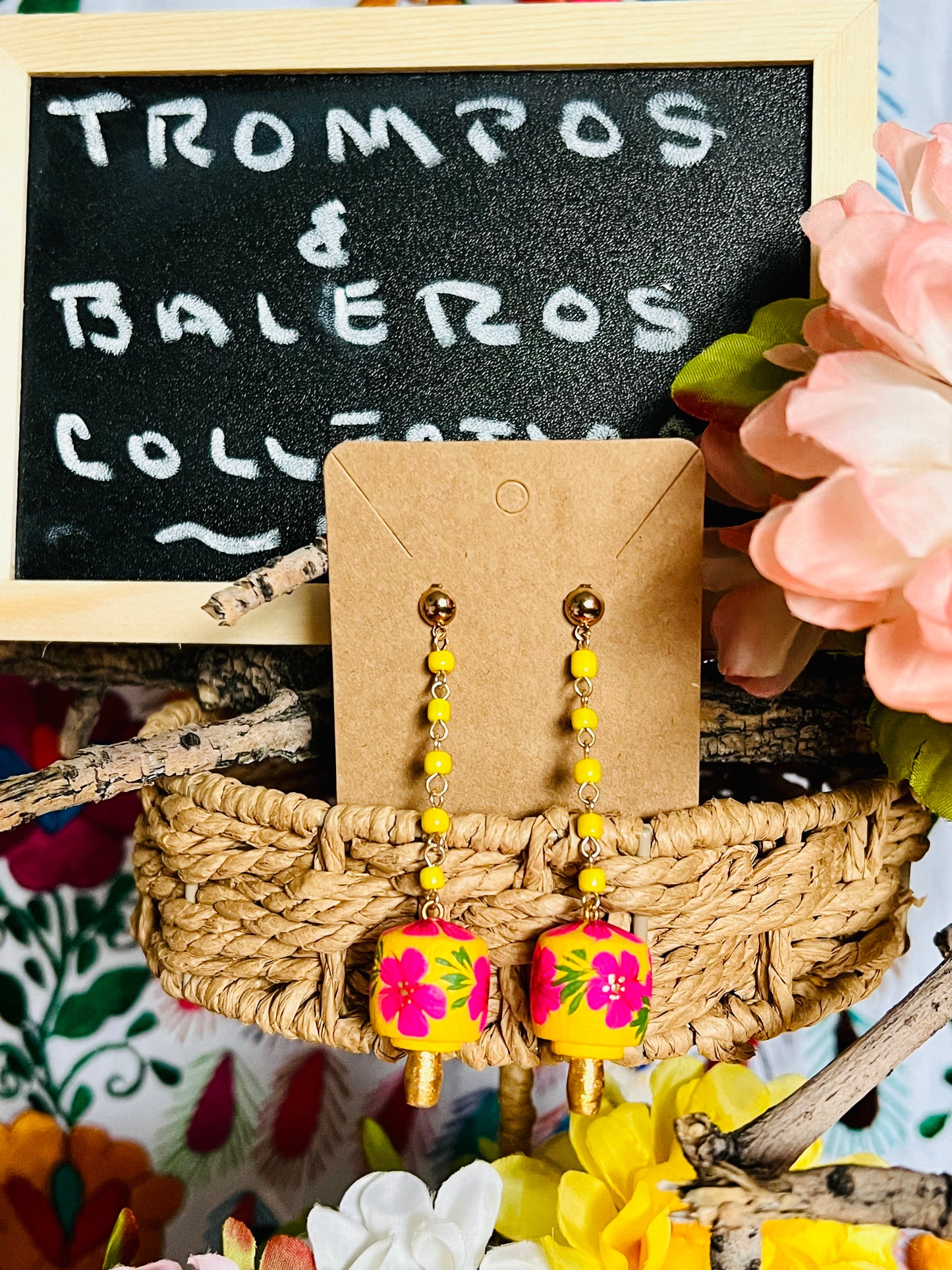 Wooden Balero Earrings