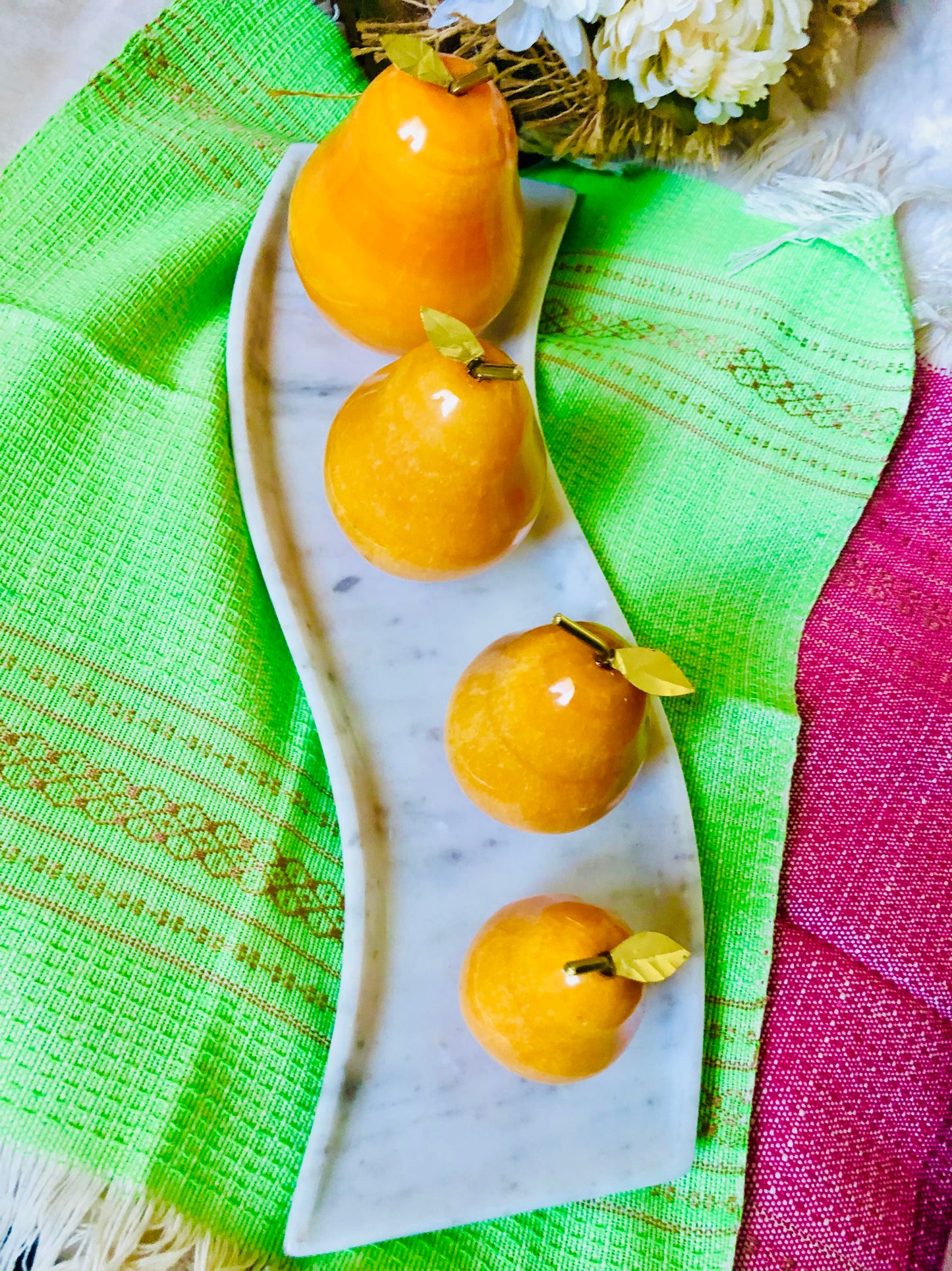 Stone Fruits & Tray Set