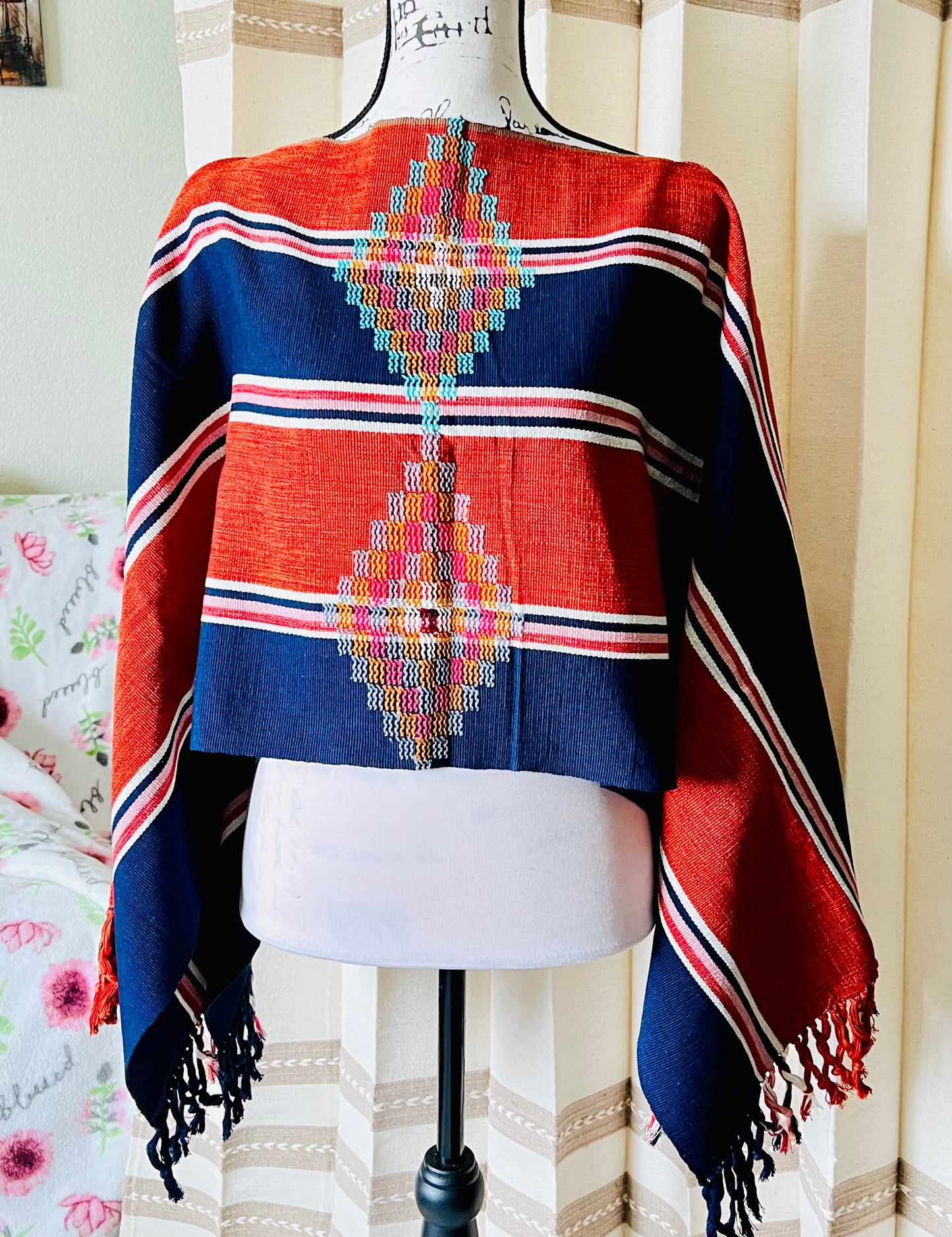 Oxchuc Waist Loom Poncho