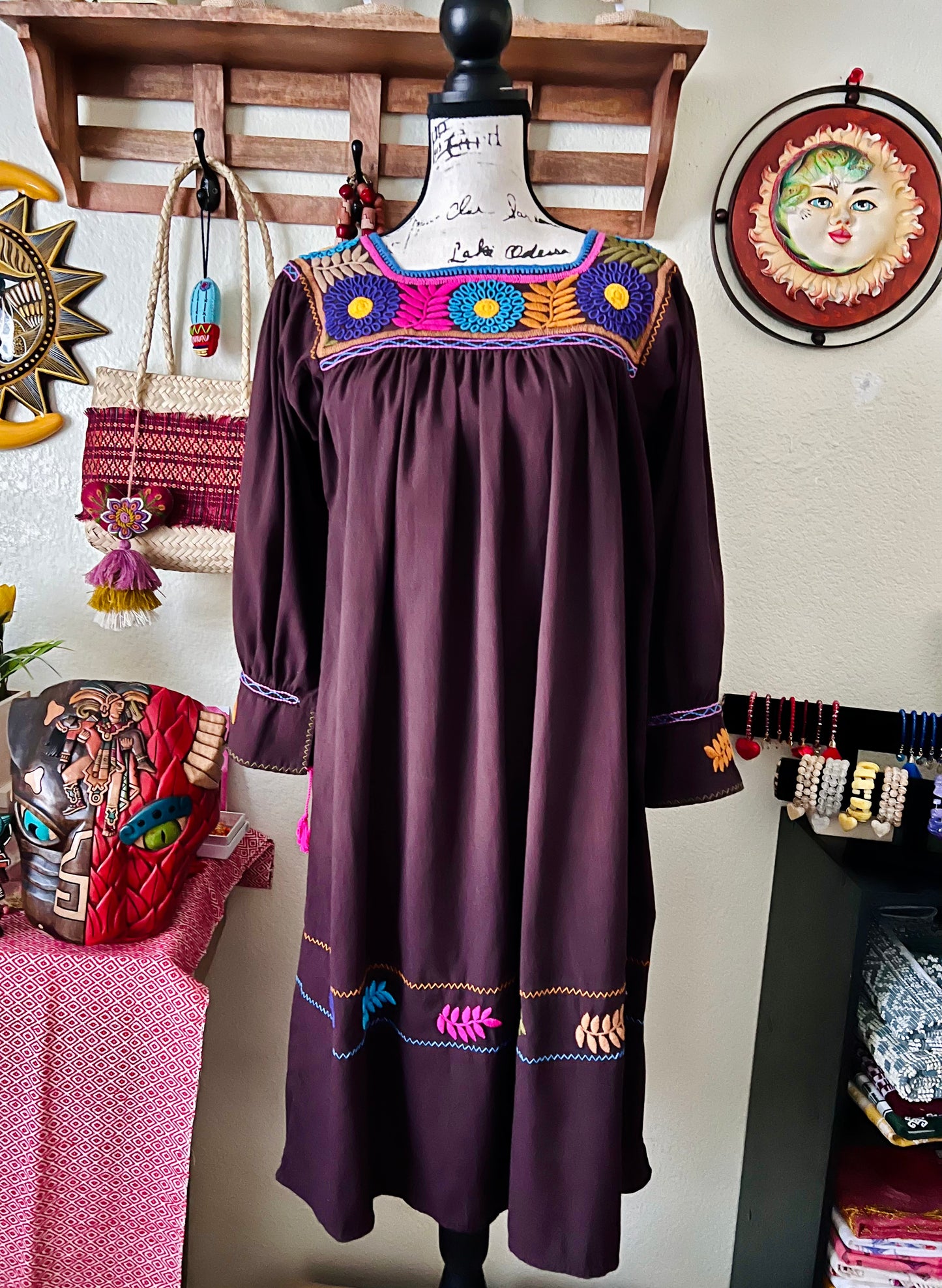 Brenda Aguacatenango Embroidered Dress