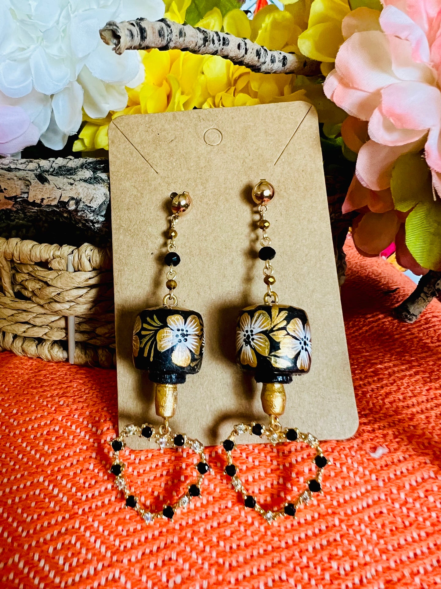 Wooden Balero Earrings