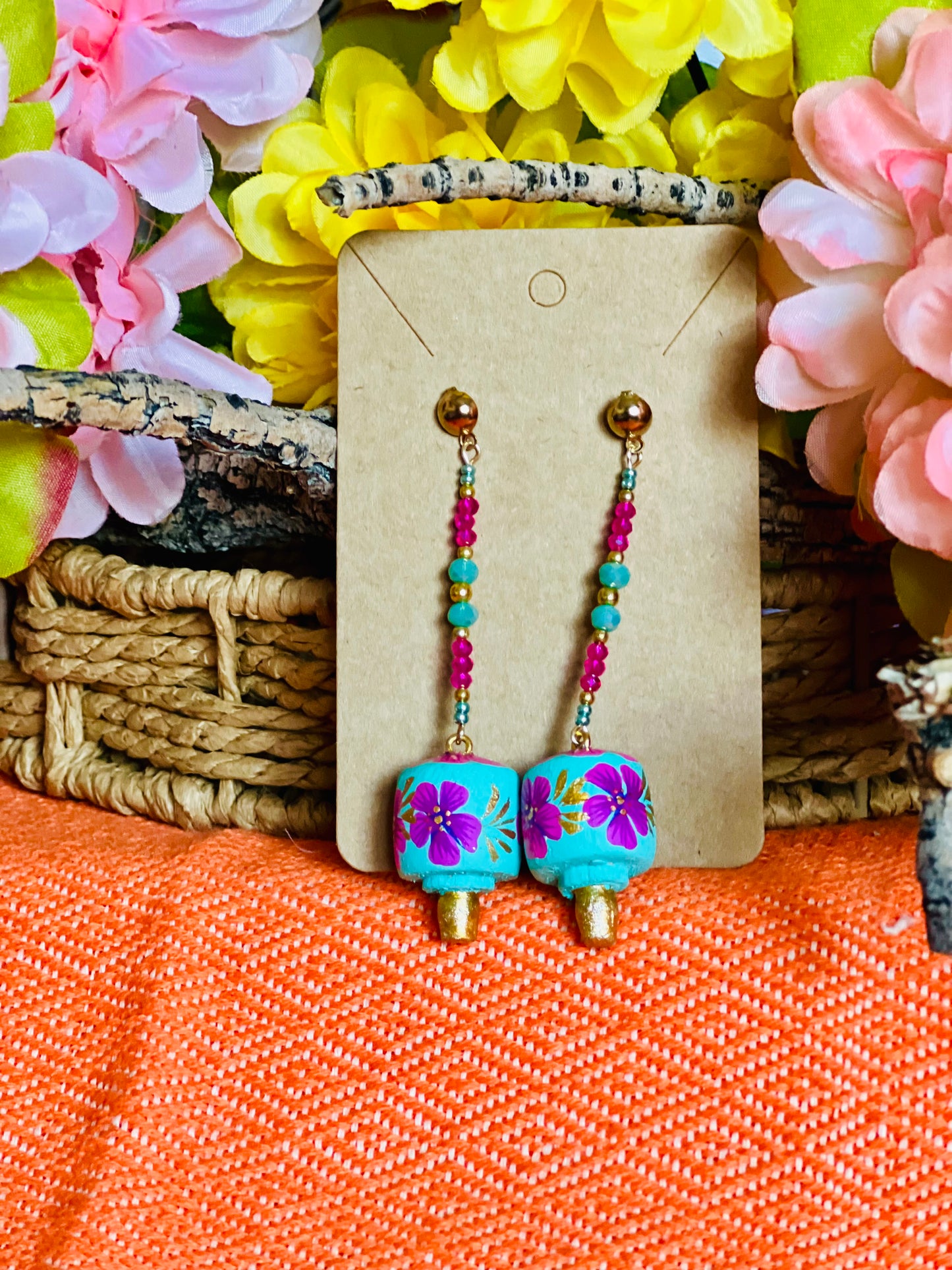 Wooden Balero Earrings