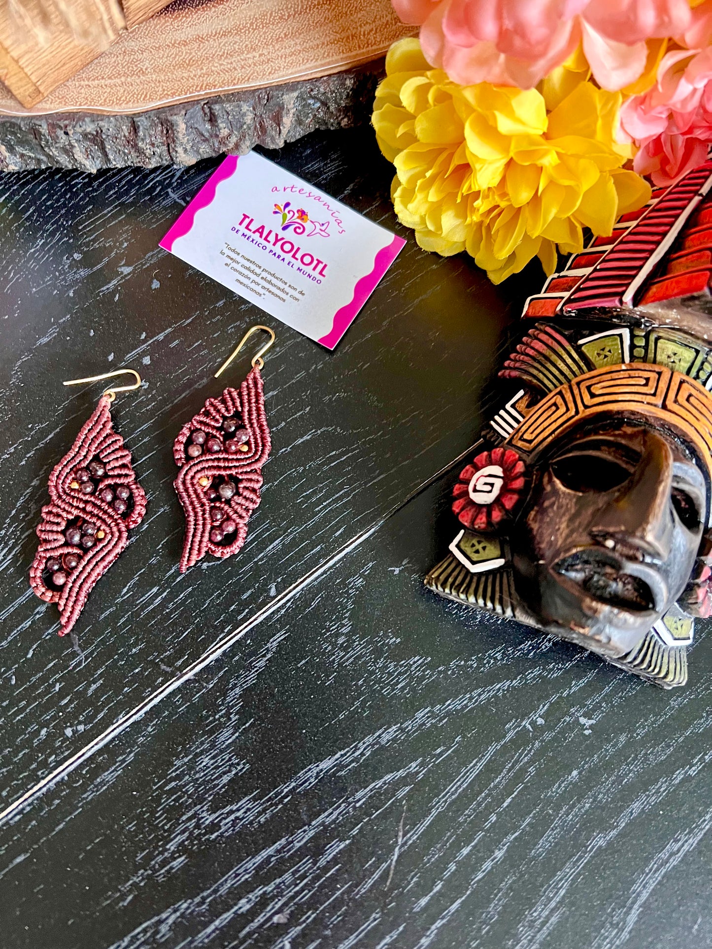 Wing Macramé Earrings