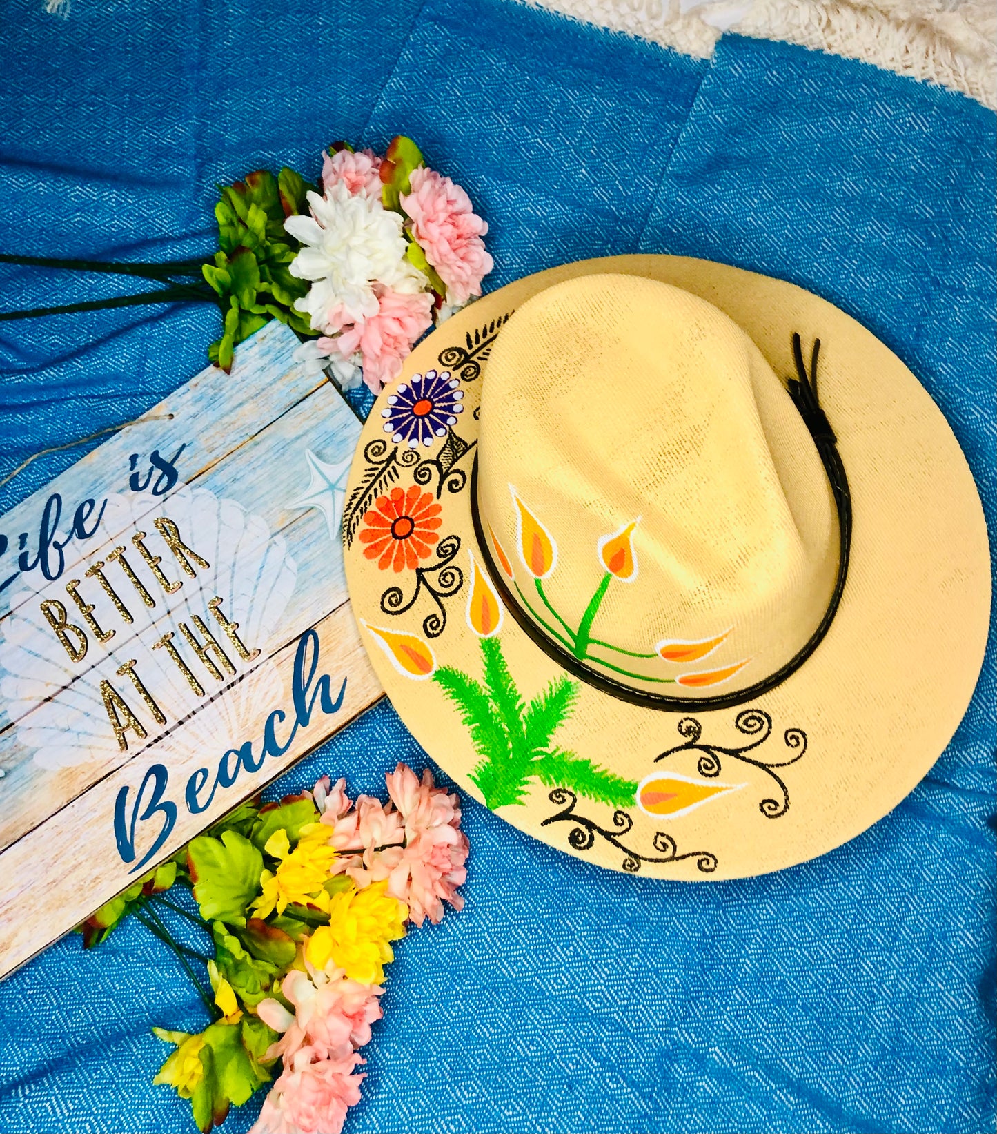 Hand Painted Hats