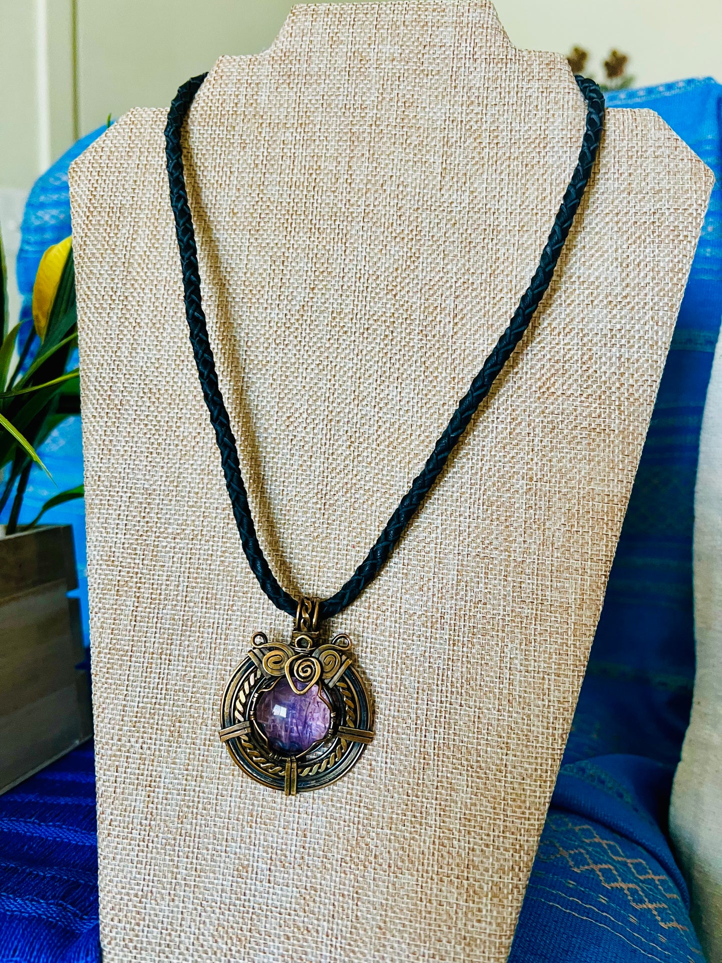 Amethyst Pendant Necklace