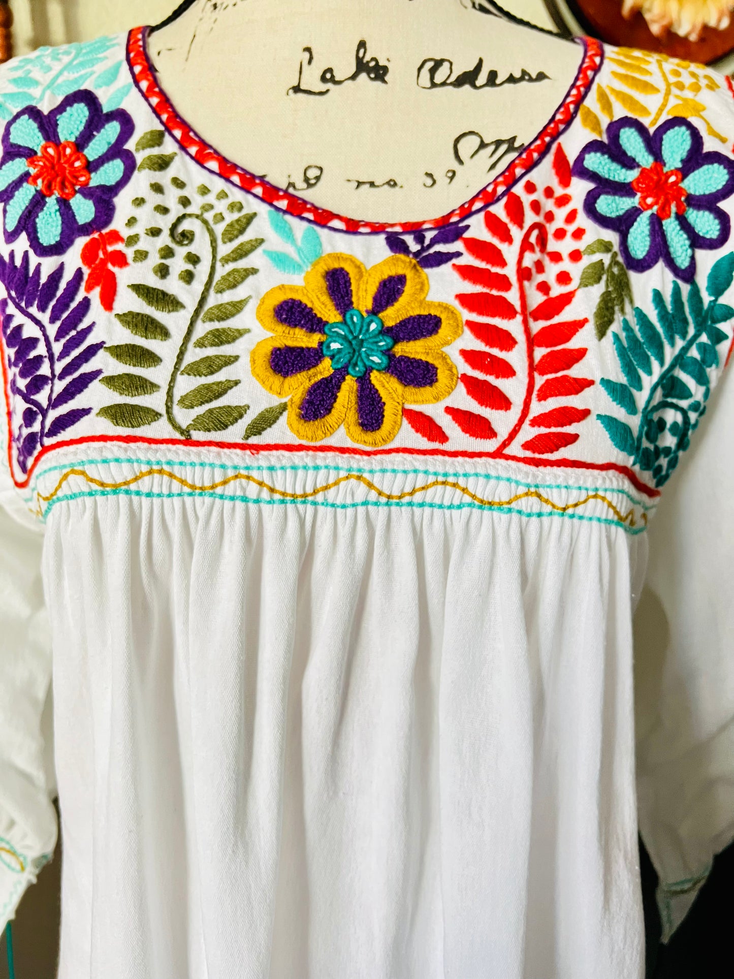 Nancy Aguacatenango Embroidered Blouse