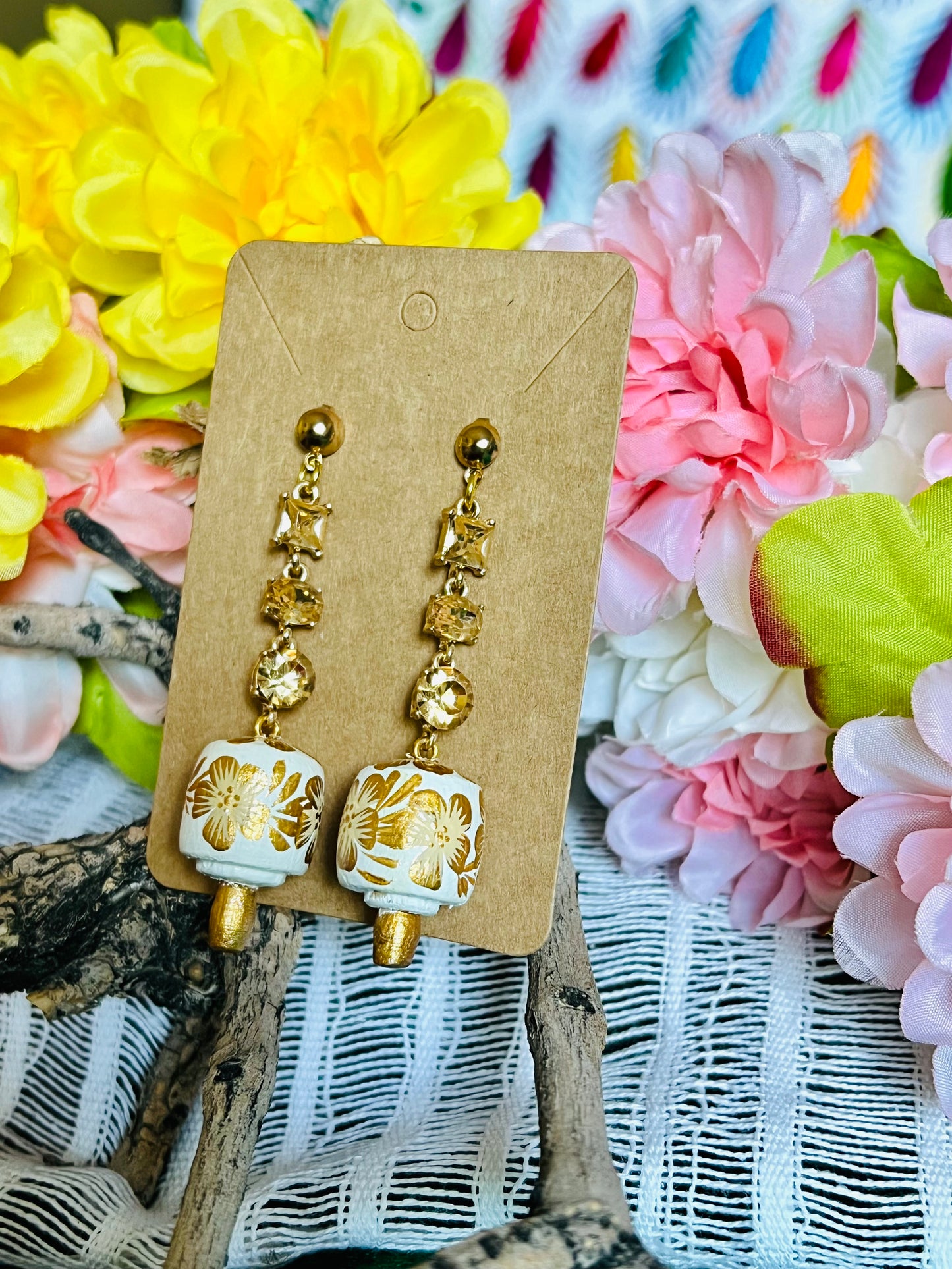 Wooden Balero Earrings