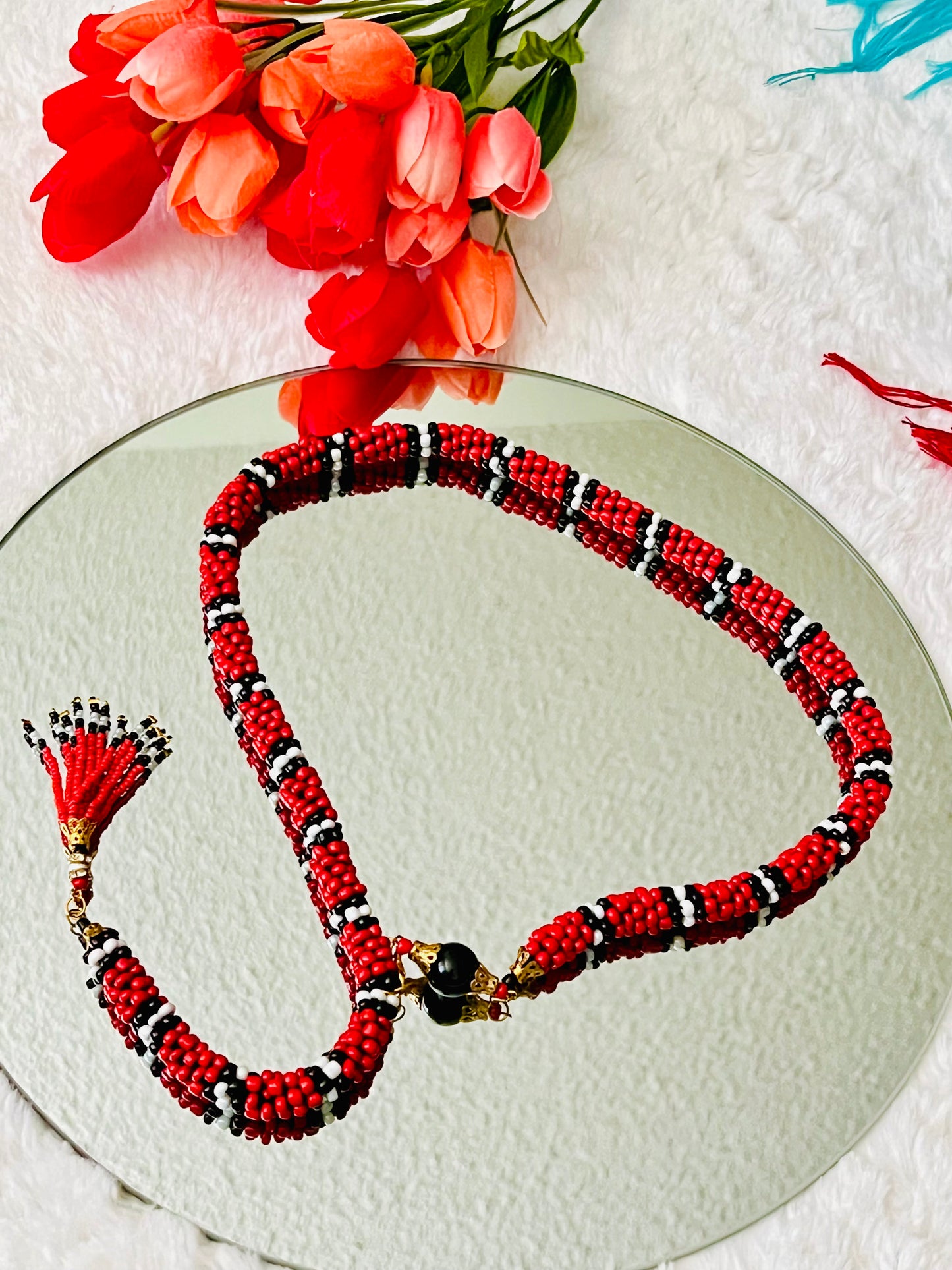 Coralillo Beaded Necklace