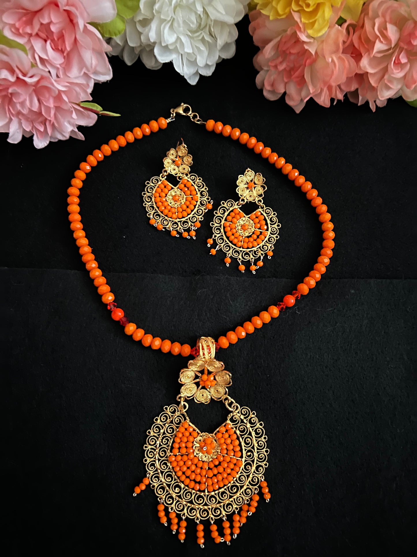 Victoria Necklace and Earrings Set