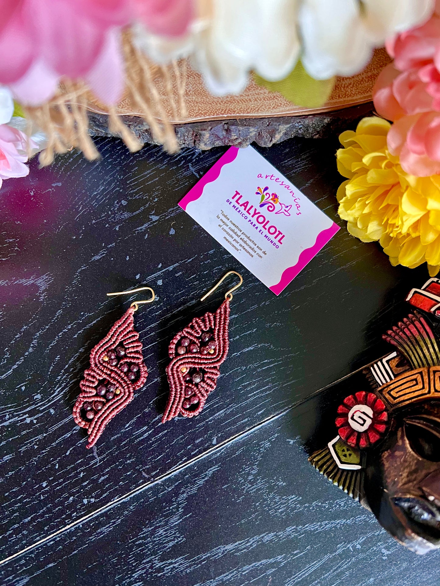 Wing Macramé Earrings