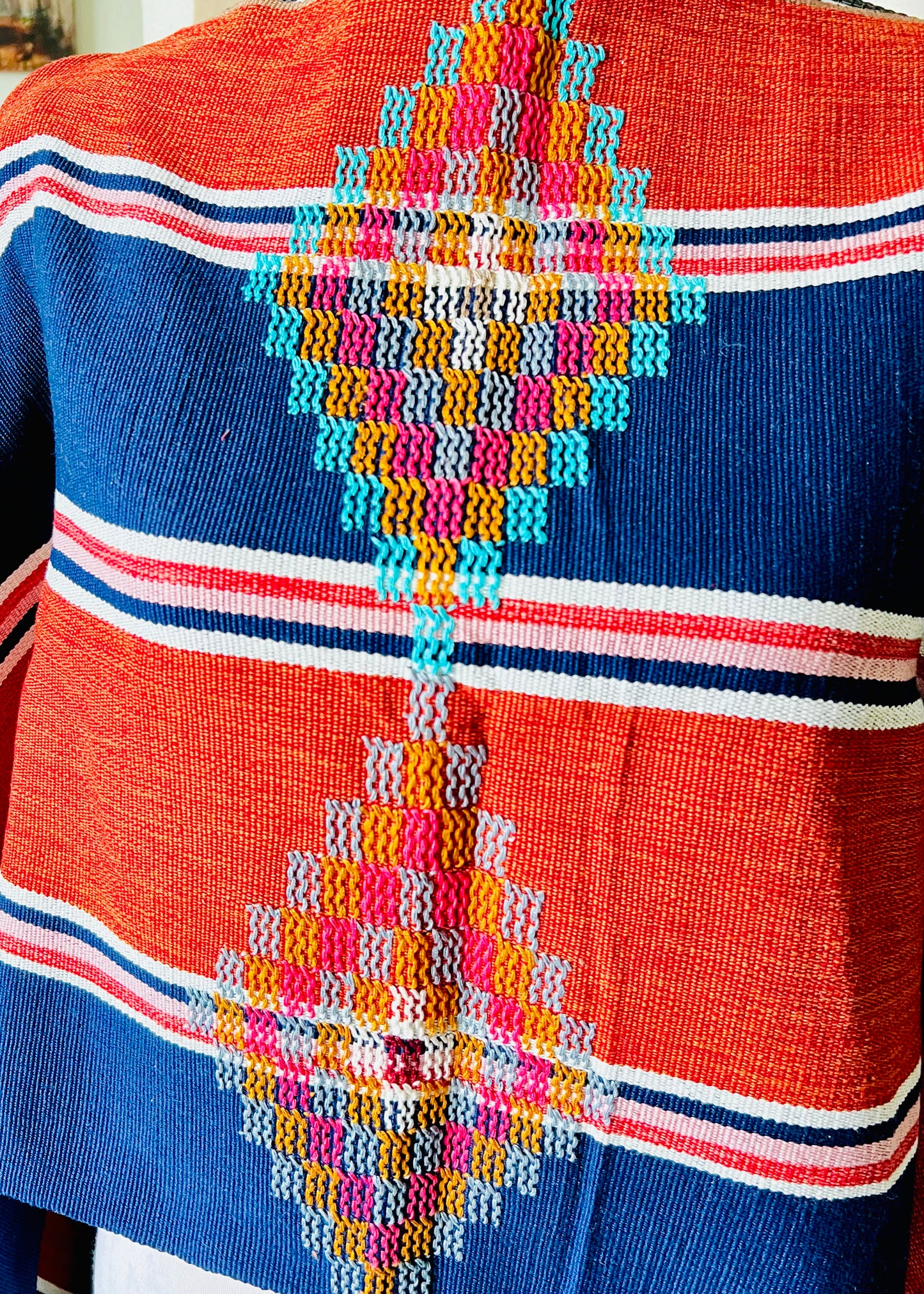 Oxchuc Waist Loom Poncho