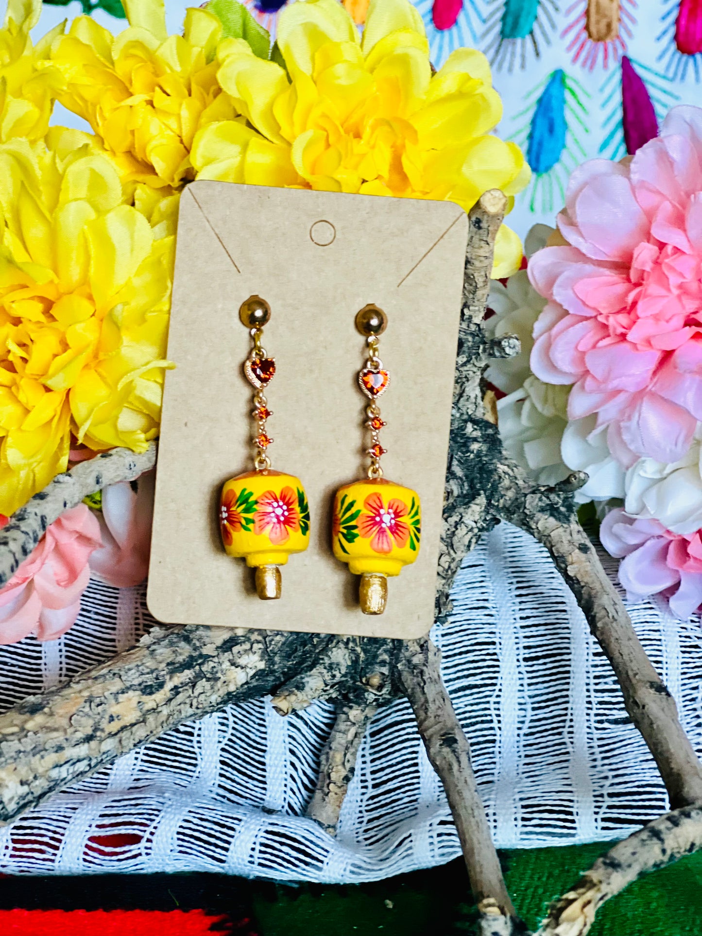 Wooden Balero Earrings