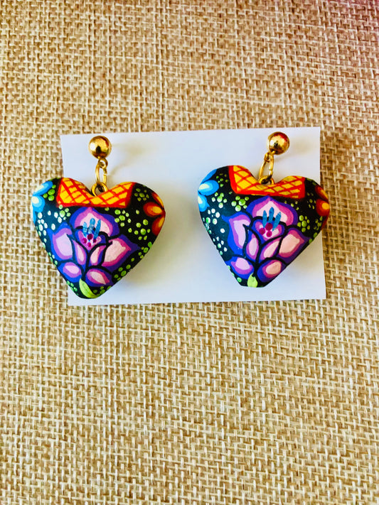 Stud Heart Earrings