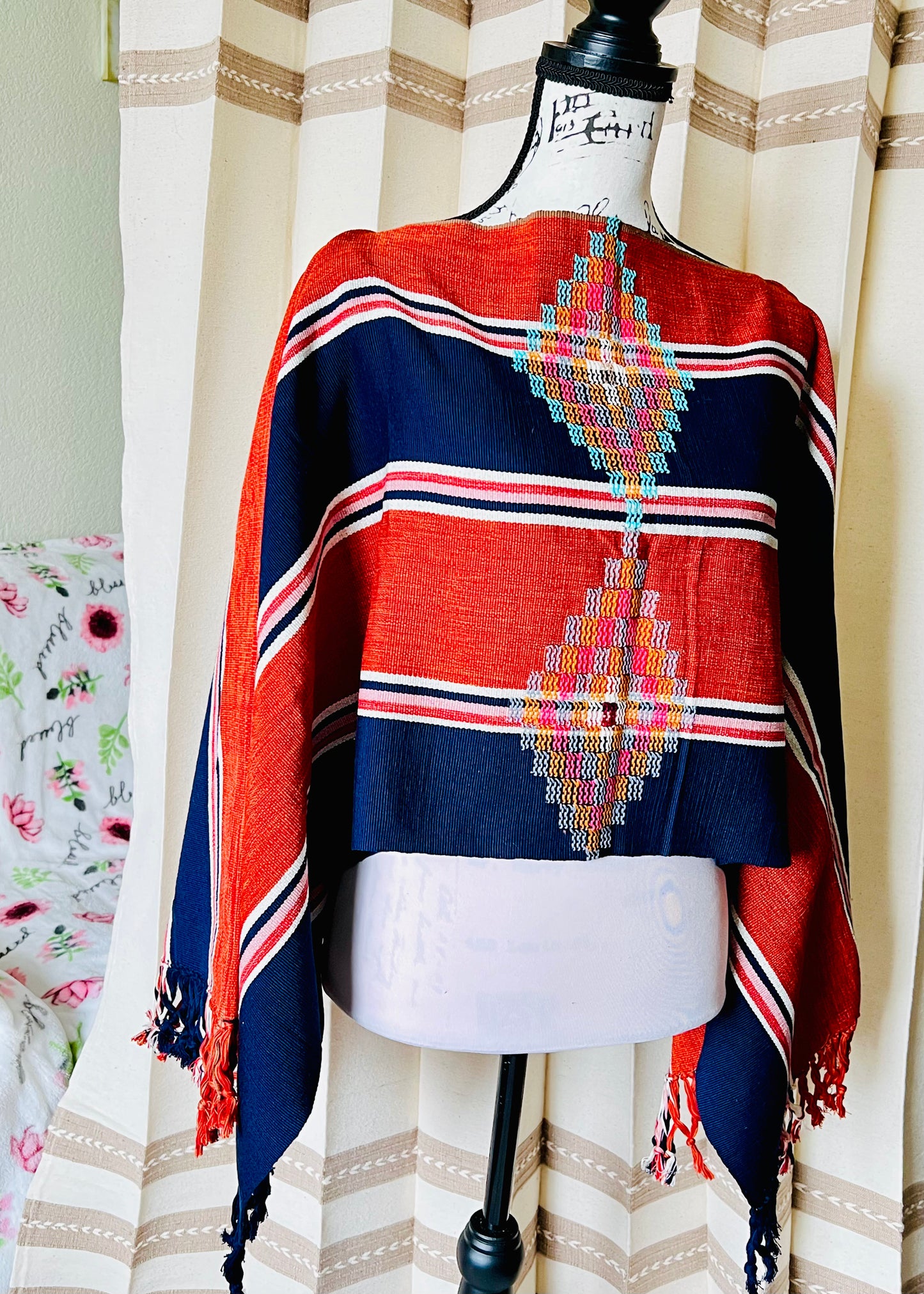 Oxchuc Waist Loom Poncho