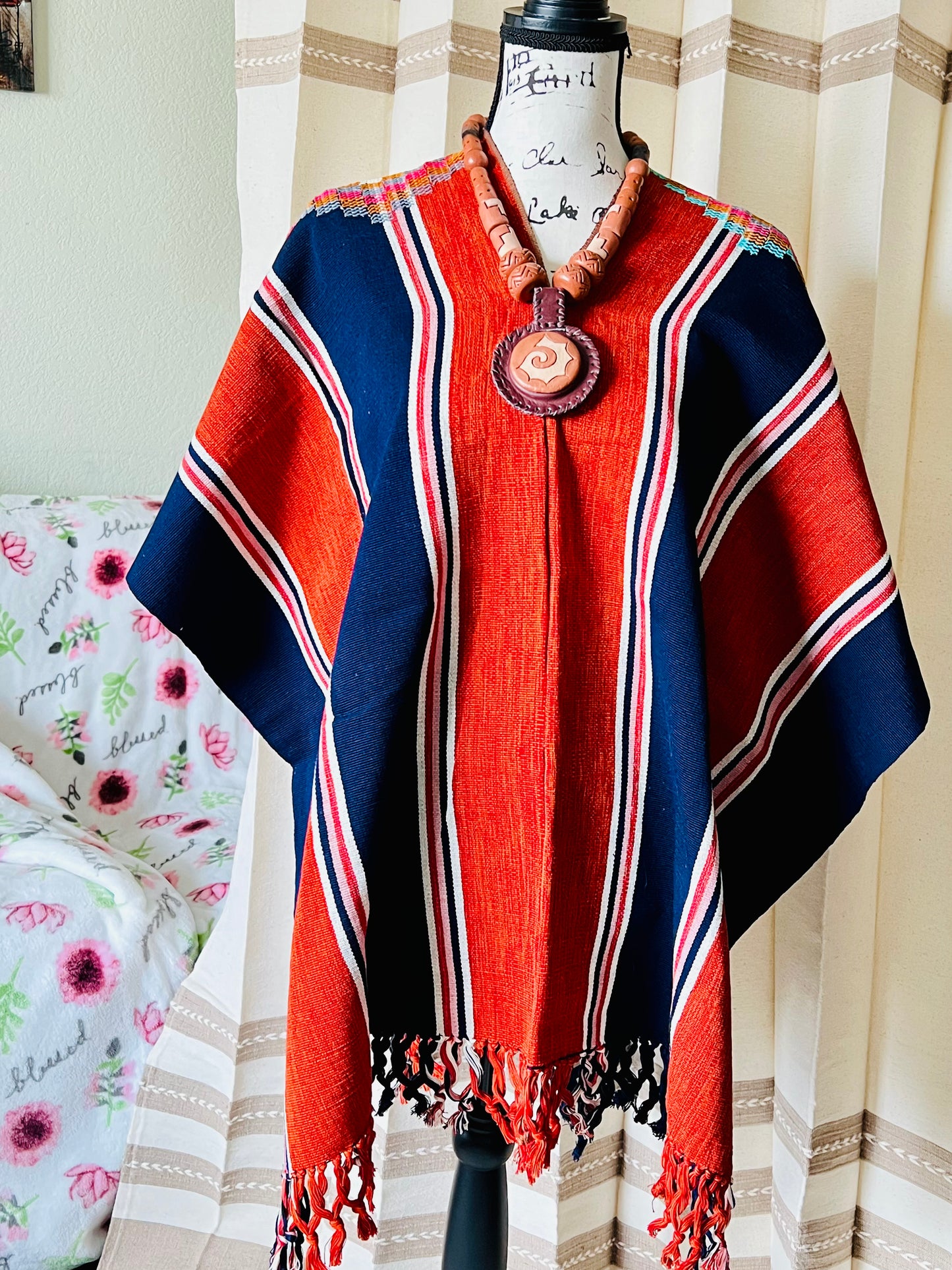 Oxchuc Waist Loom Poncho