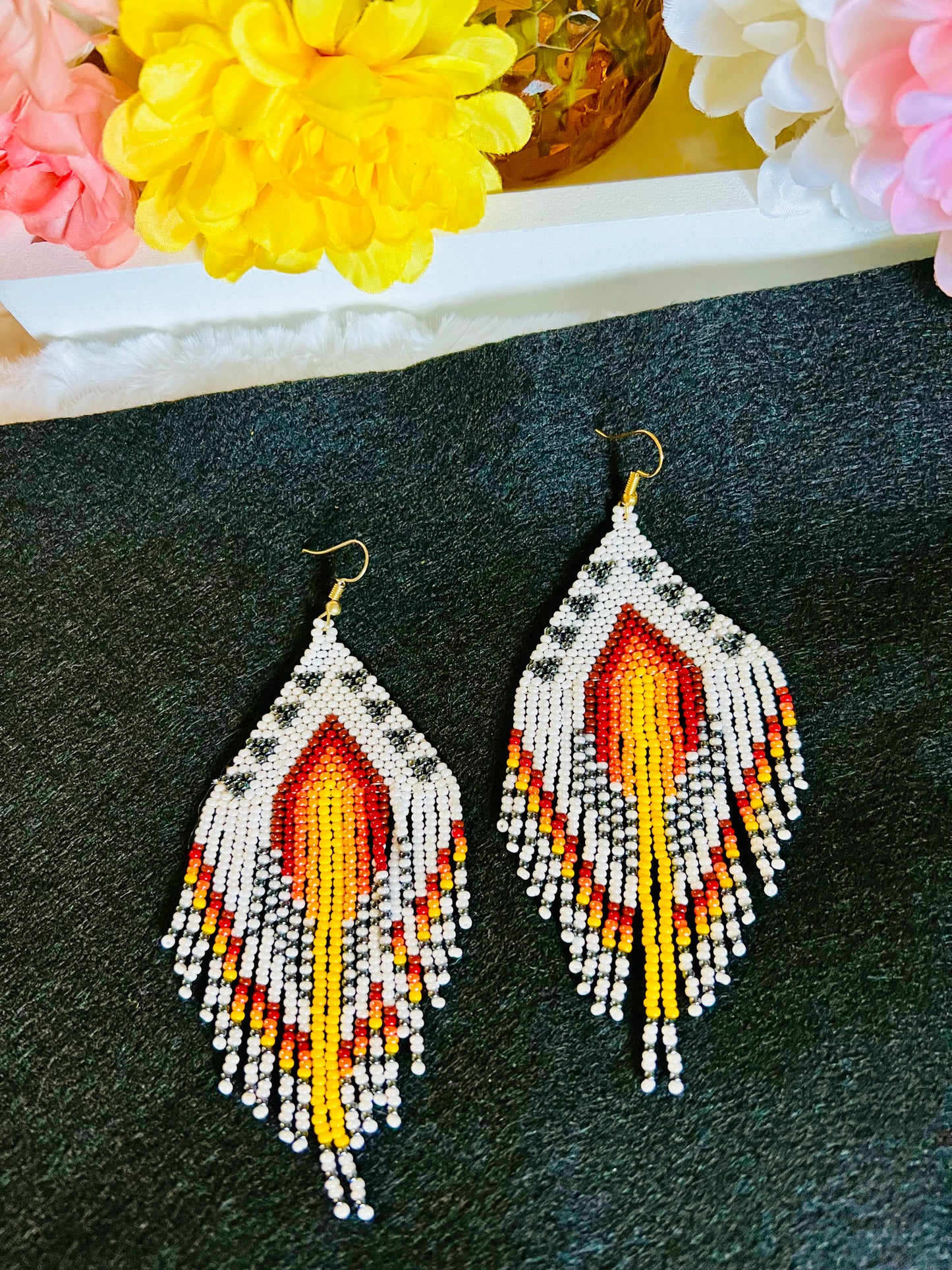 Southwest Style Beaded Earrings