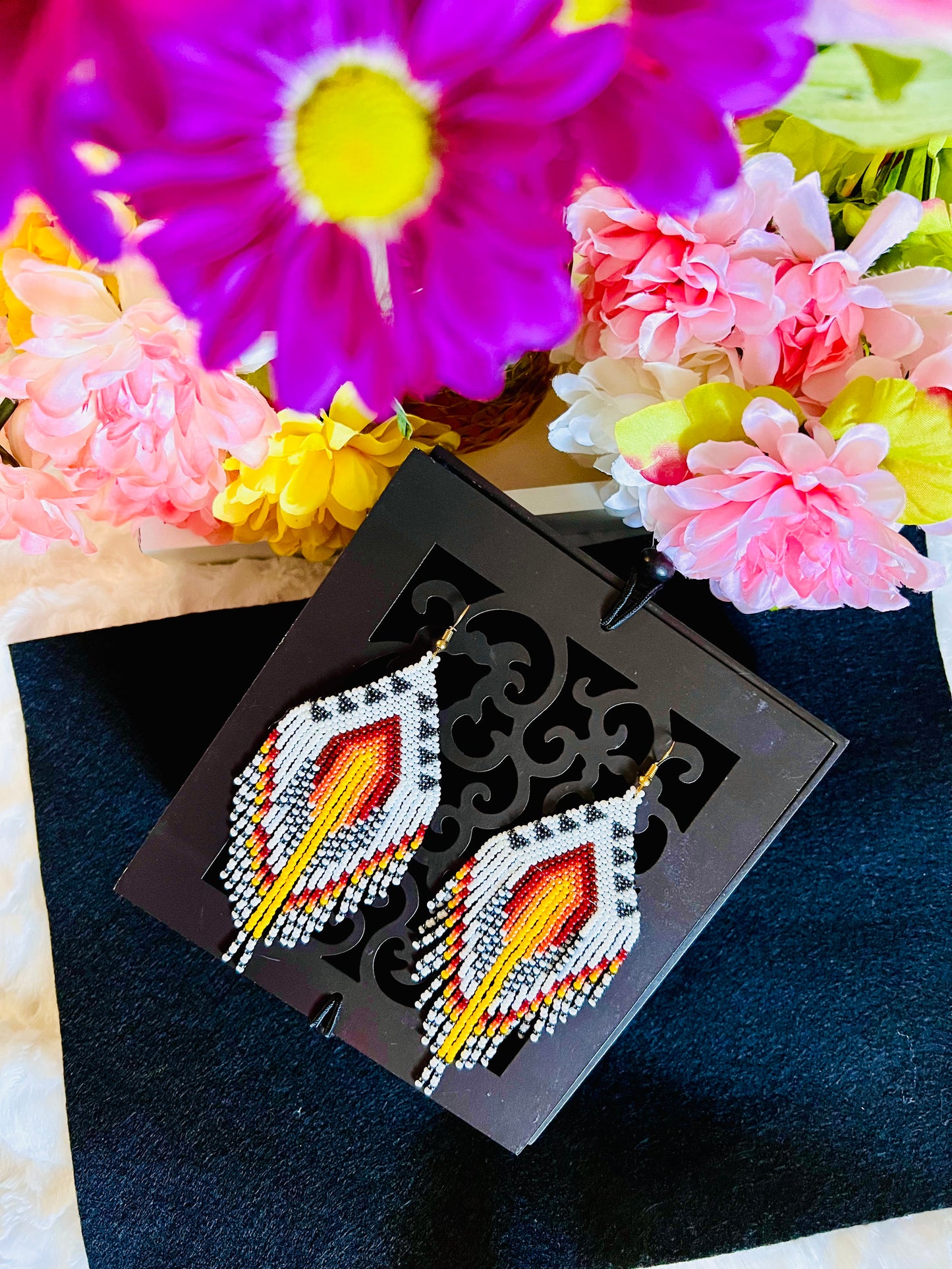 Southwest Style Beaded Earrings