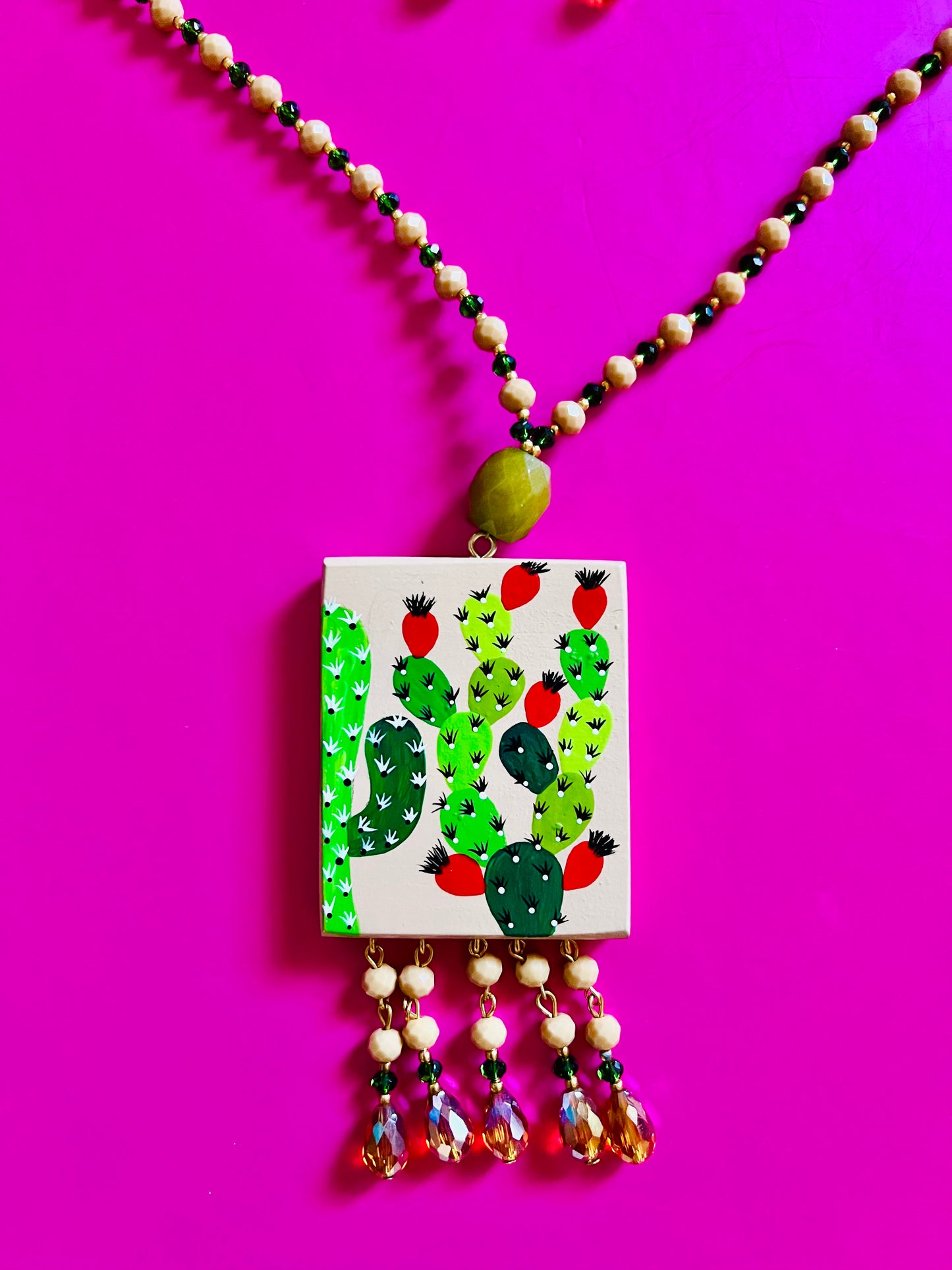 Cactus Necklace Set