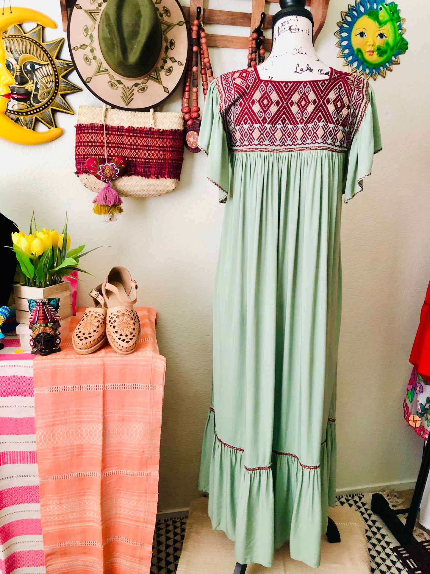 Sage Larrainzar Maxi-Dress