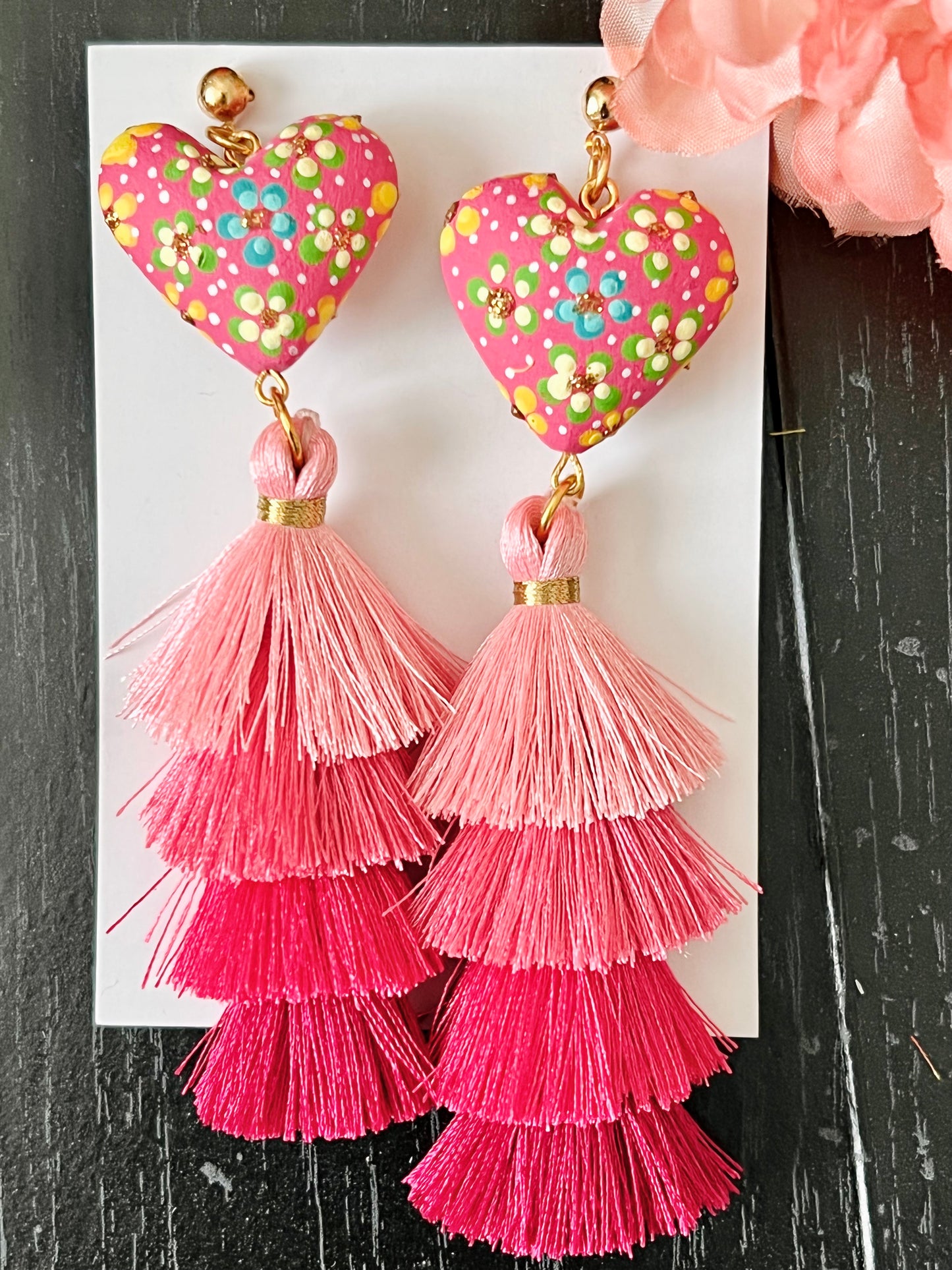 Corazón de Copal Earrings