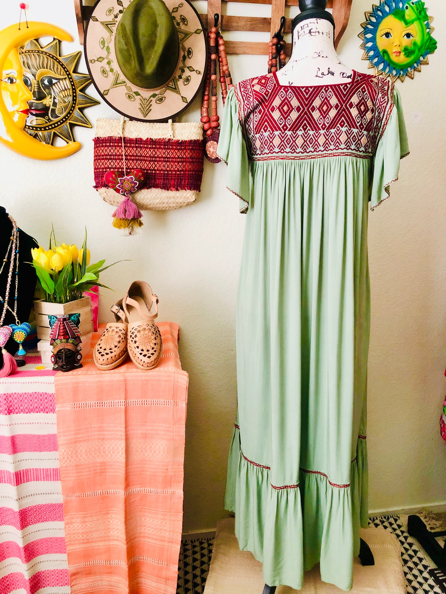 Sage Larrainzar Maxi-Dress