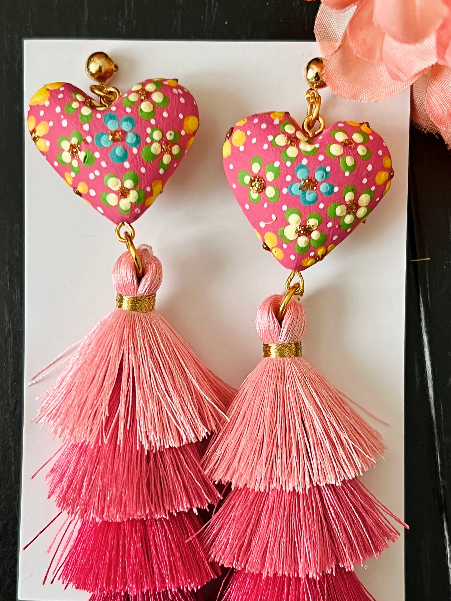 Corazón de Copal Earrings